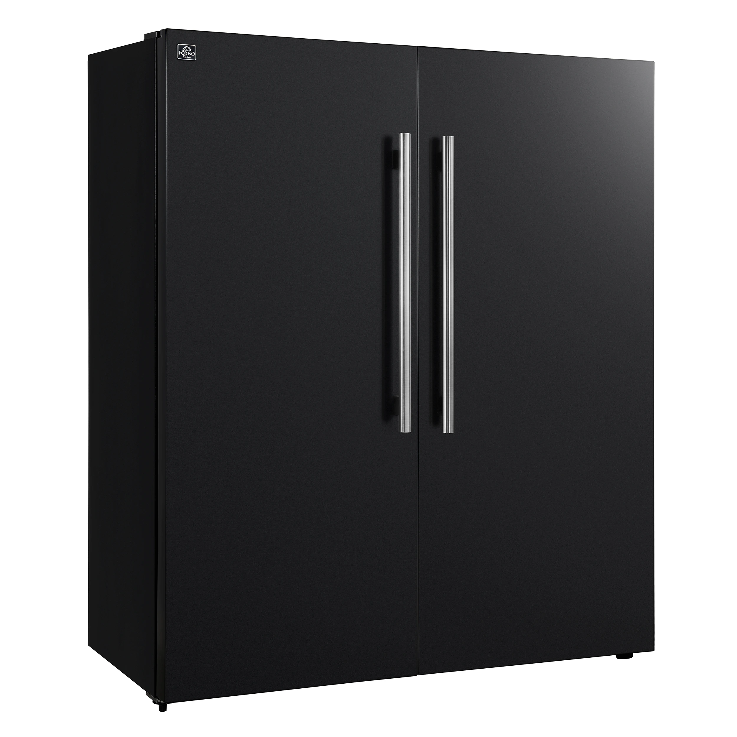 Maderno 2-28-Inch Wide Convertible Refrigerator/Freezer in Black, Decorative Trim Grill, 27.2 cu.ft, 84-Inch High, ENERGY STAR Certified FFFFD172260SGBLK