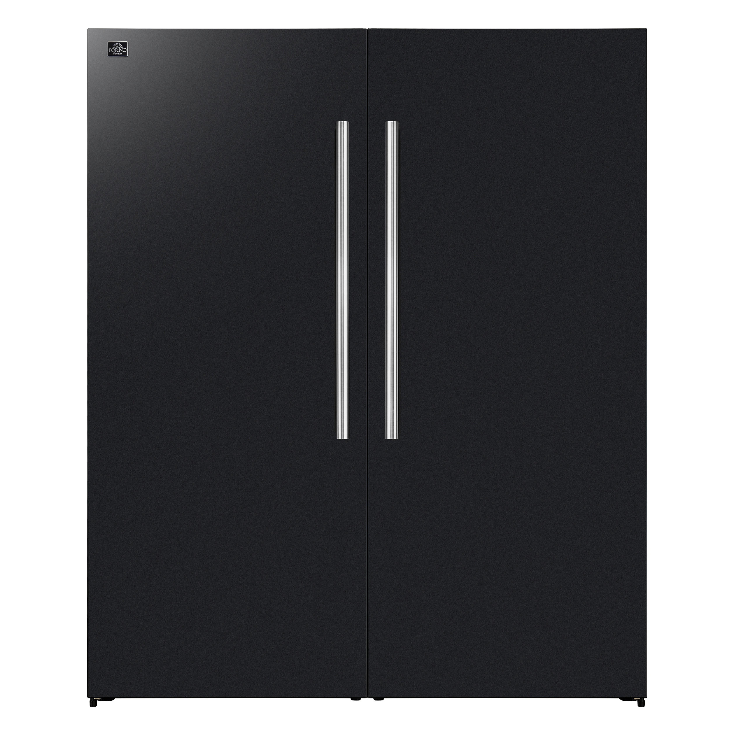 Maderno 2-28-Inch Wide Convertible Refrigerator/Freezer in Black, Decorative Trim Grill, 27.2 cu.ft, 84-Inch High, ENERGY STAR Certified FFFFD172260SGBLK