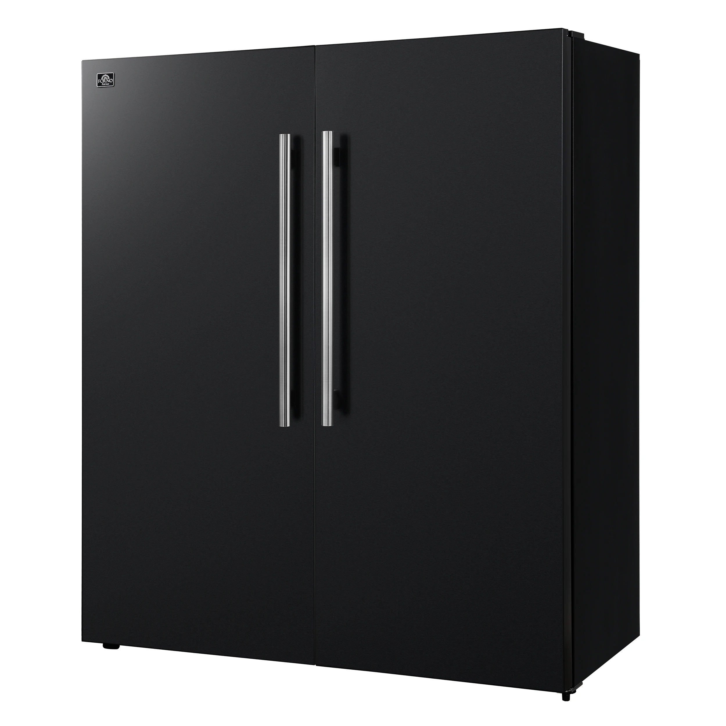 Maderno 2-28-Inch Wide Convertible Refrigerator/Freezer in Black, Decorative Trim Grill, 27.2 cu.ft, 84-Inch High, ENERGY STAR Certified FFFFD172260SGBLK