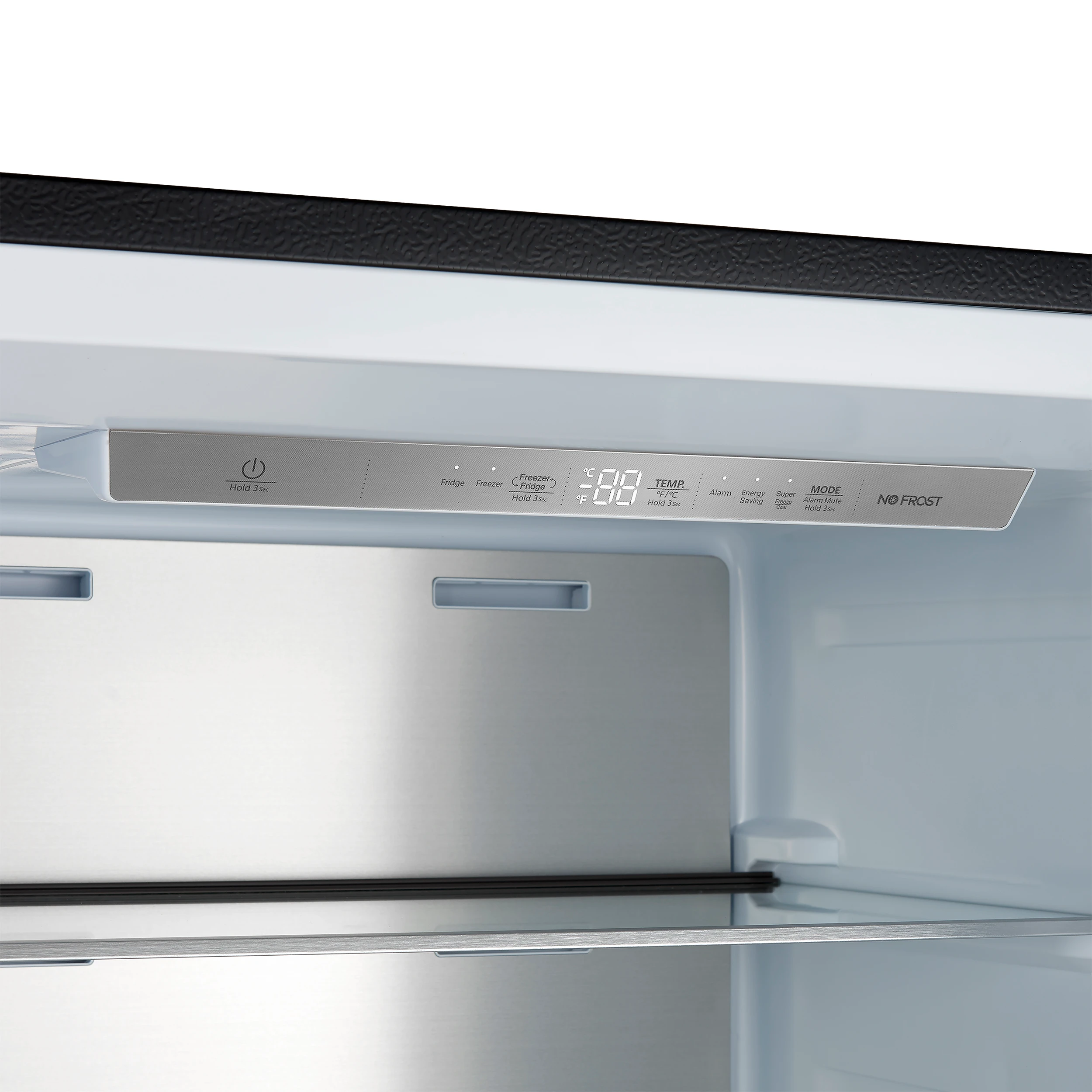 Maderno 2-28-Inch Wide Convertible Refrigerator/Freezer in Black, Decorative Trim Grill, 27.2 cu.ft, 84-Inch High, ENERGY STAR Certified FFFFD172260SGBLK