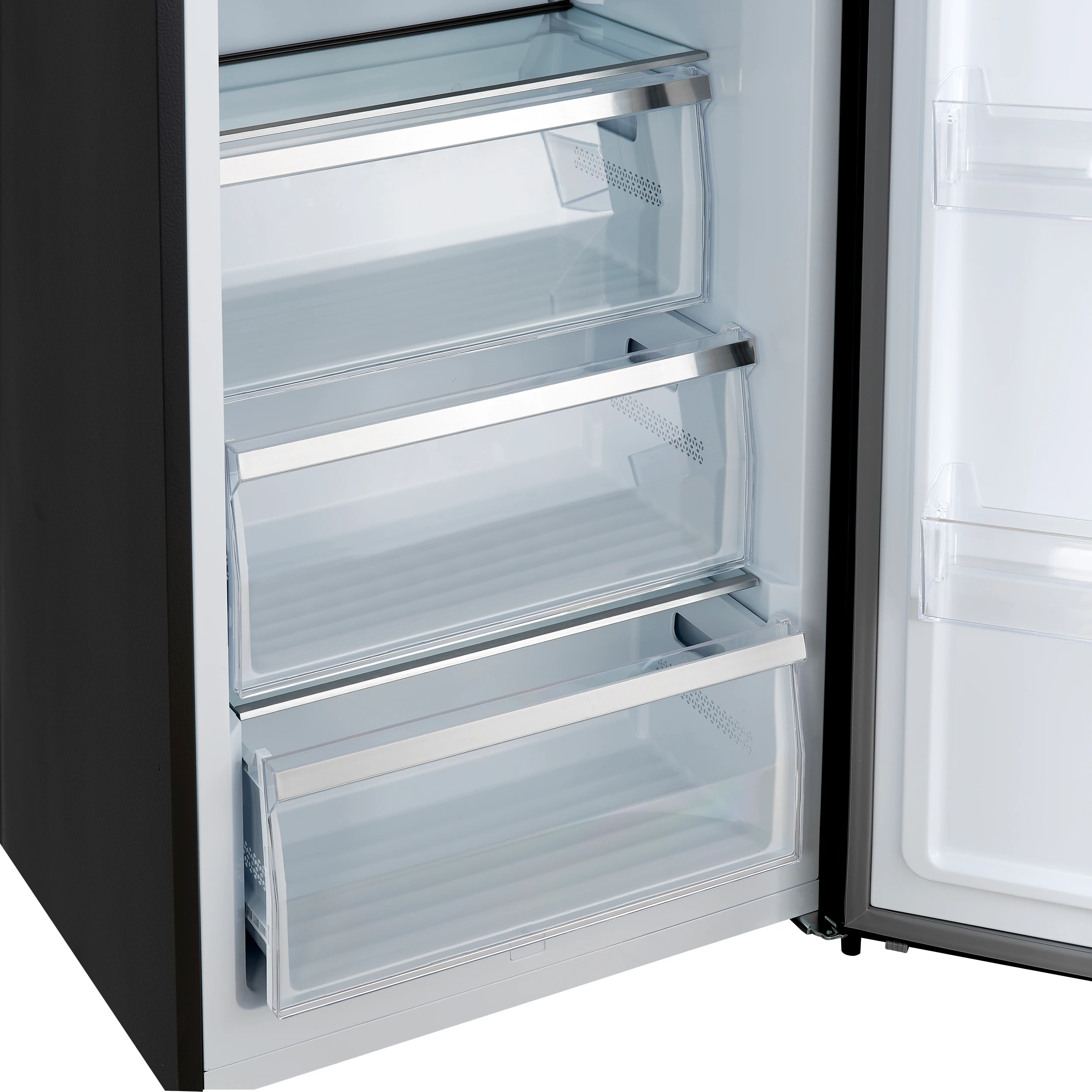 Maderno 2-28-Inch Wide Convertible Refrigerator/Freezer in Black, Decorative Trim Grill, 27.2 cu.ft, 84-Inch High, ENERGY STAR Certified FFFFD172260SGBLK