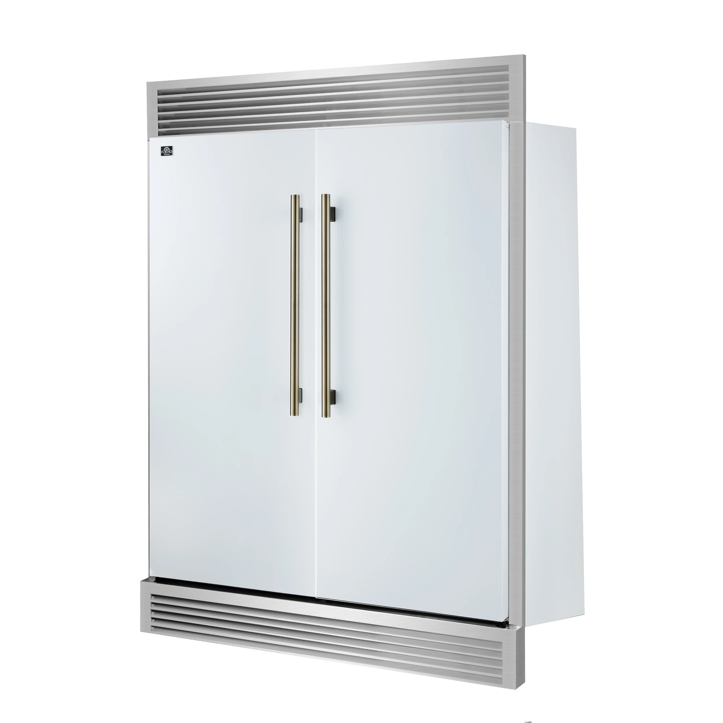 Maderno 2-28-Inch Wide Convertible Refrigerator/Freezer in White, Decorative Trim, 27.2 cu.ft, 84-Inch High, ENERGY STAR Certified FFFFD172260SGWHT