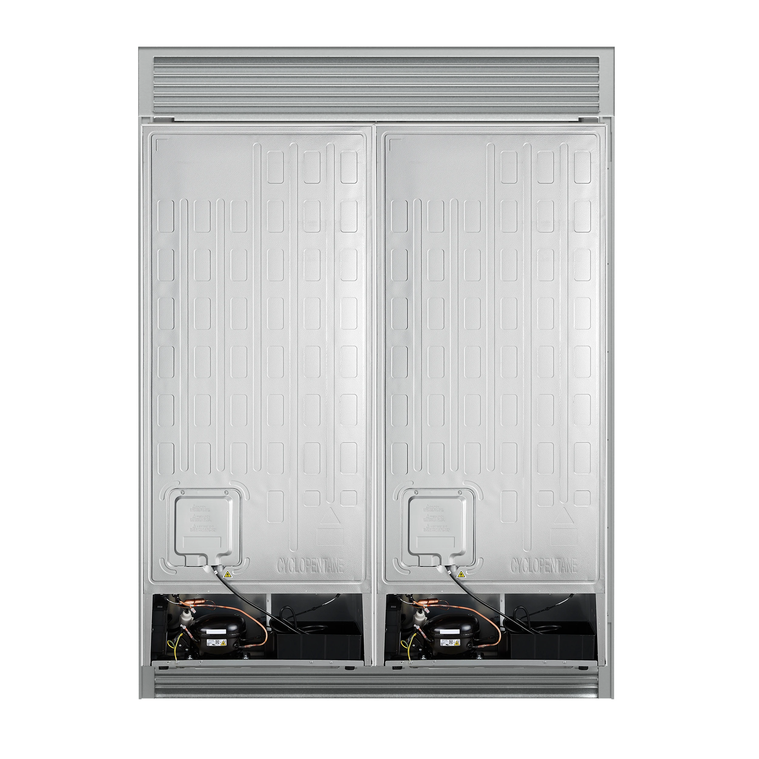 Maderno 2-28-Inch Wide Convertible Refrigerator/Freezer in White, Decorative Trim, 27.2 cu.ft, 84-Inch High, ENERGY STAR Certified FFFFD172260SGWHT