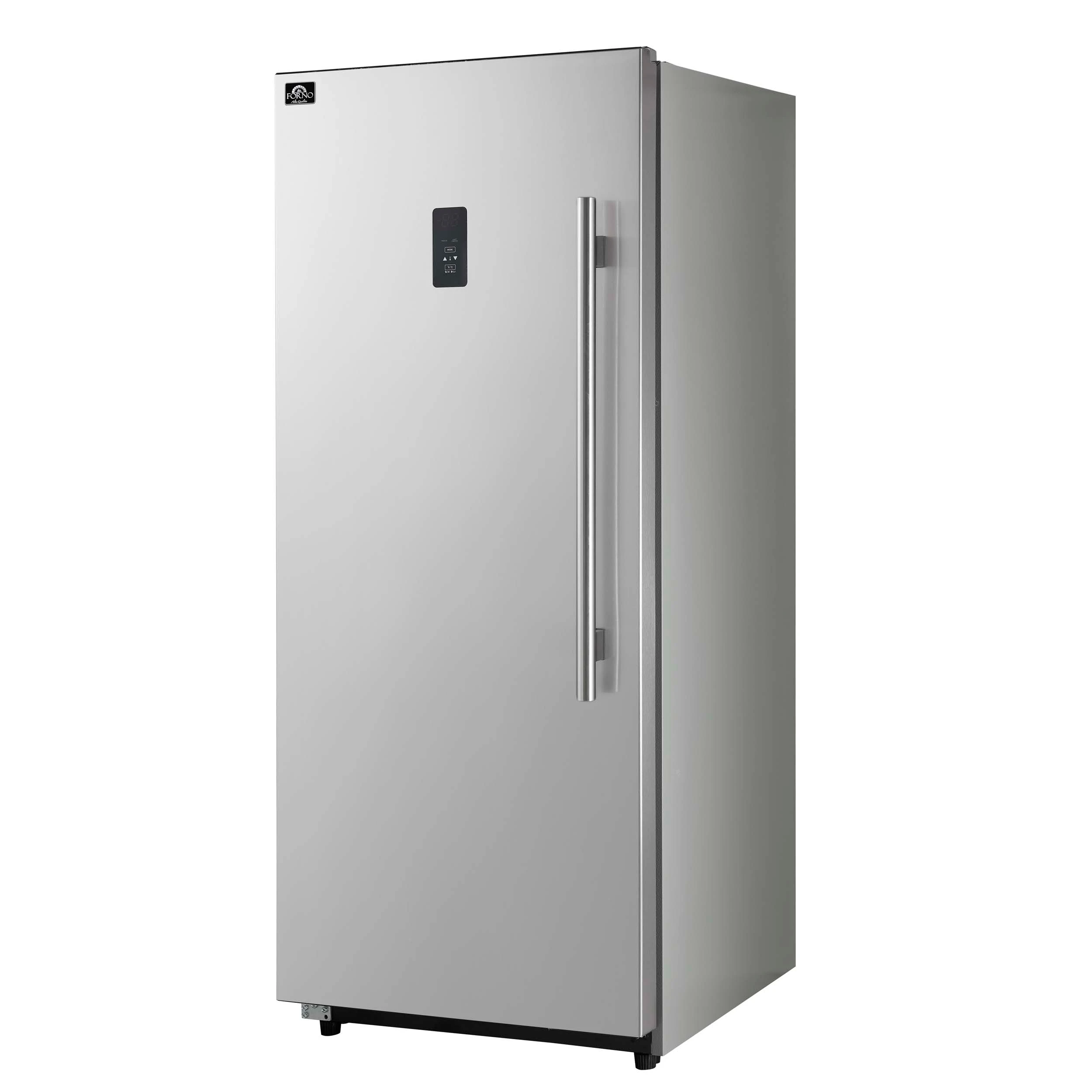 Fortezza 28 Inch Left-Swing Freezer, Stainless Steel with Automatic Ice Maker FFFFD173828LS