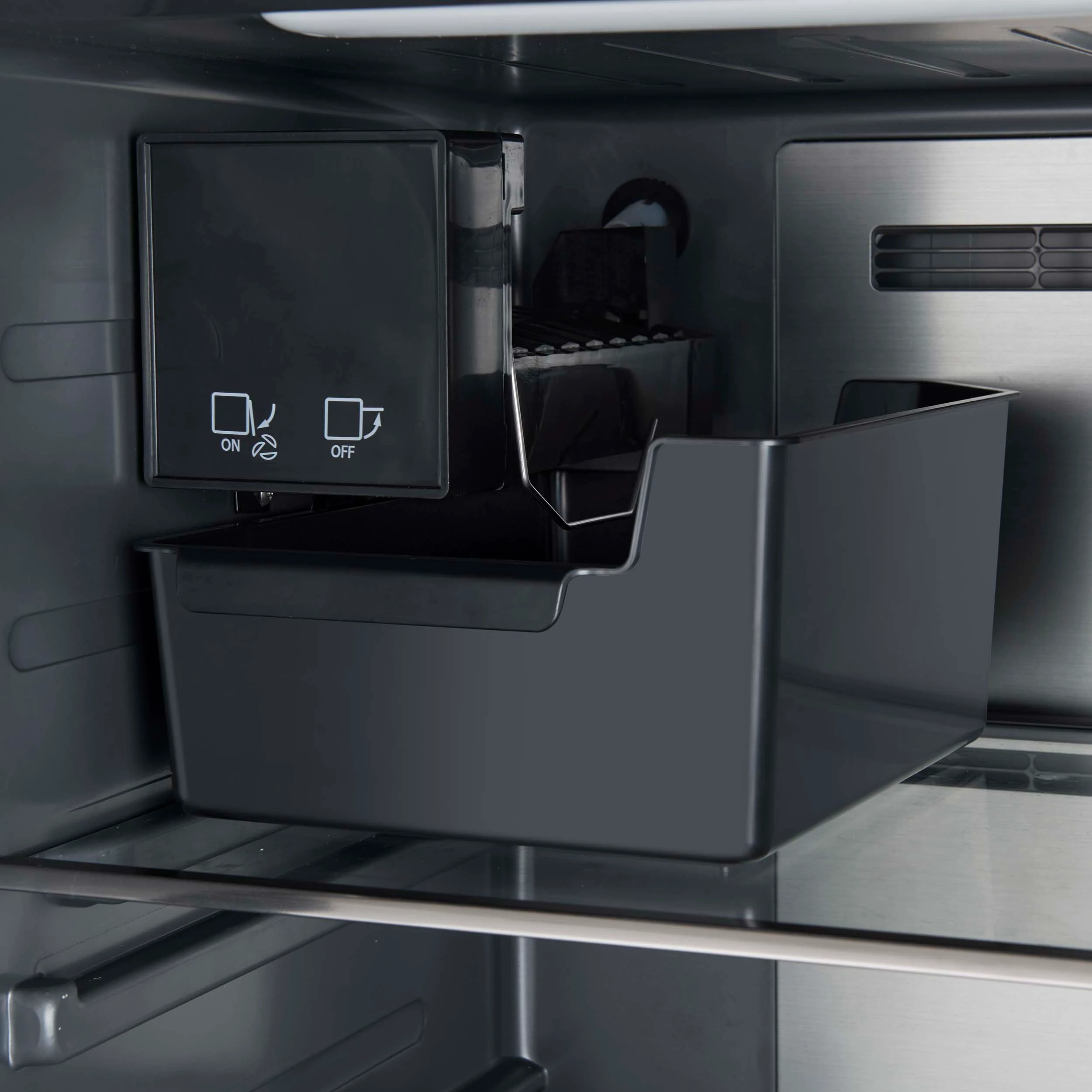 Fortezza 28 Inch Left-Swing Freezer, Stainless Steel with Automatic Ice Maker FFFFD173828LS