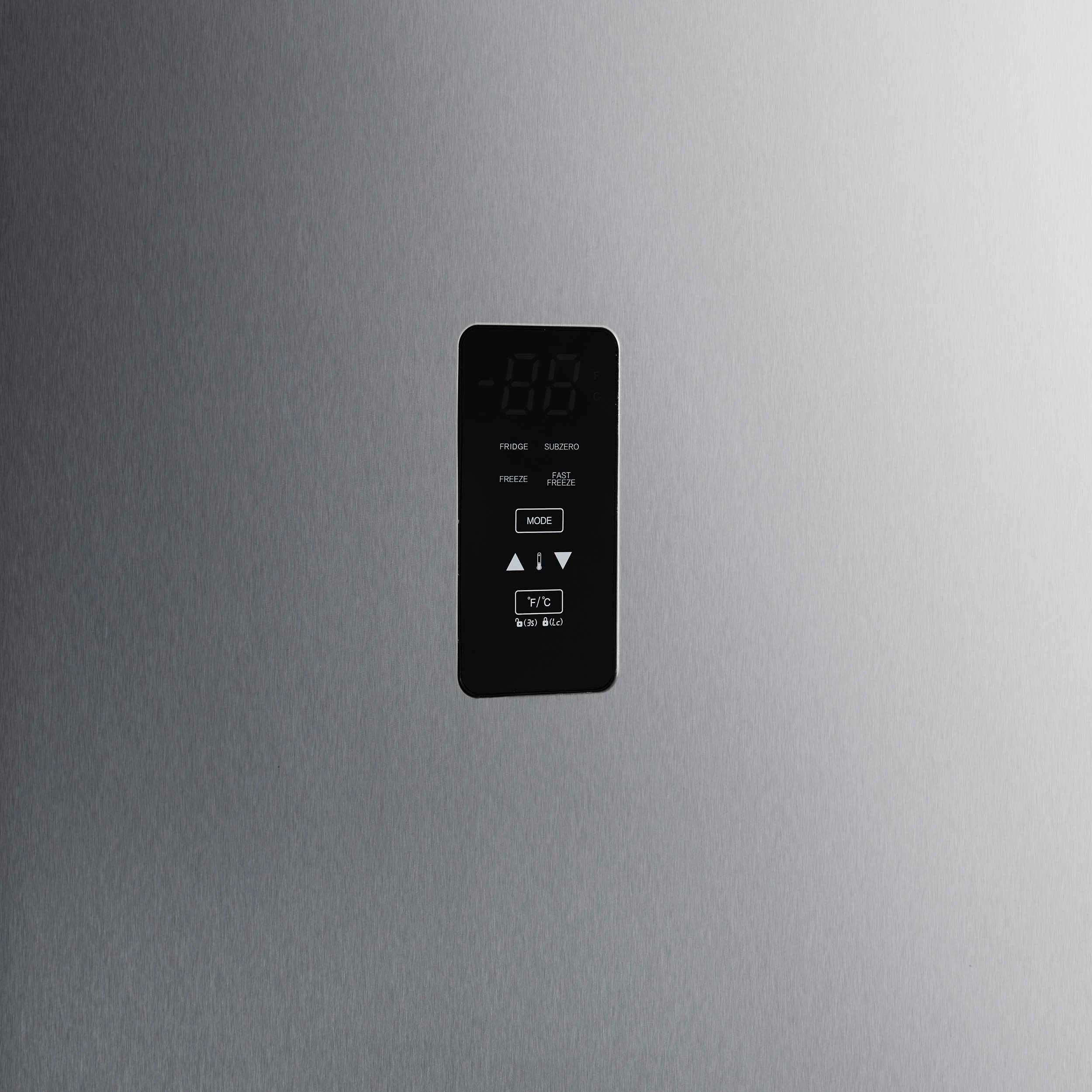 Fortezza 28 Inch Right-Swing Convertible Refrigerator/Freezer, Stainless Steel, Total No Frost FFFFD173828RS