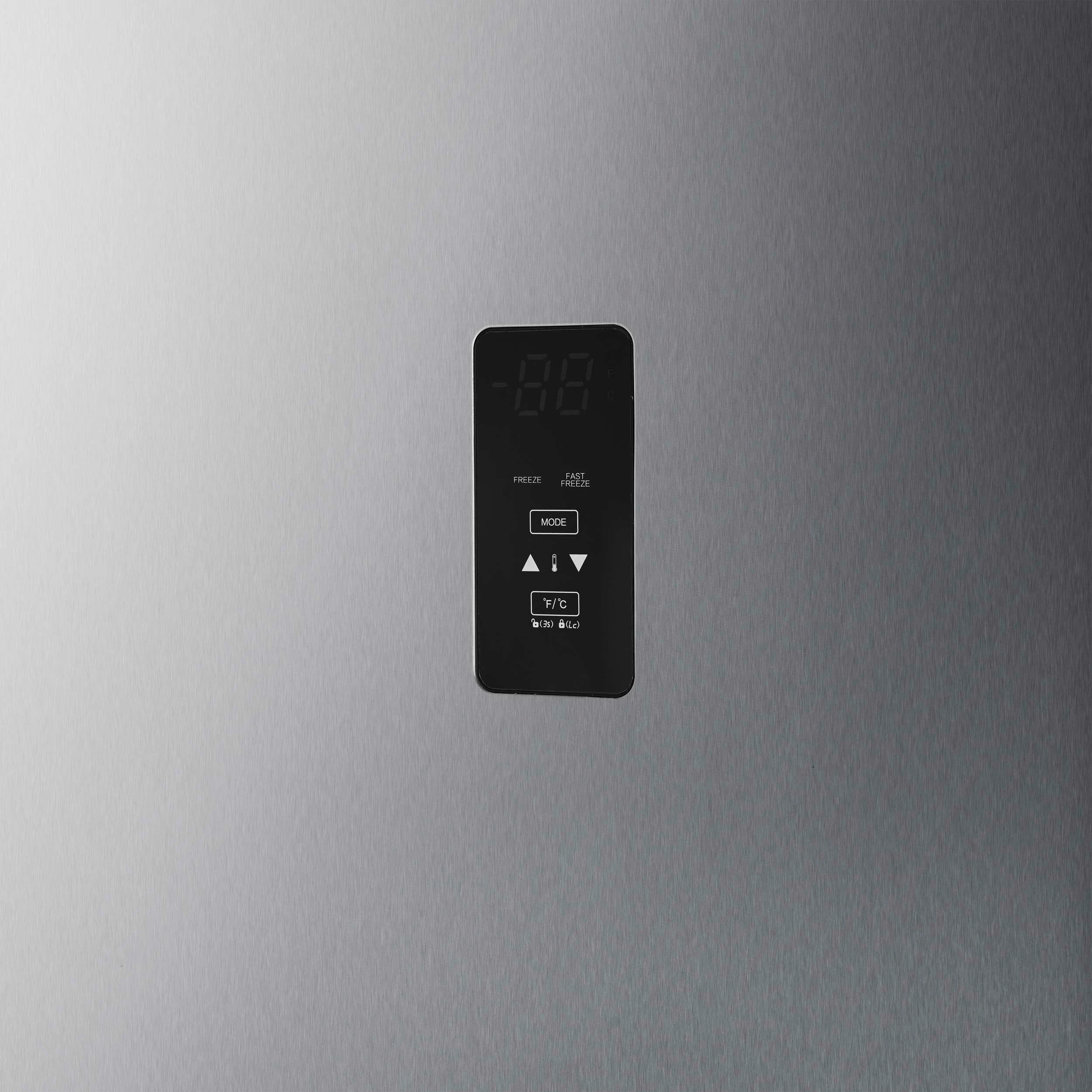 Fortezza 32 Inch Left-Swing Freezer with Trim Kit, Stainless Steel, with Automatic Ice Maker FFFFD173832LMG