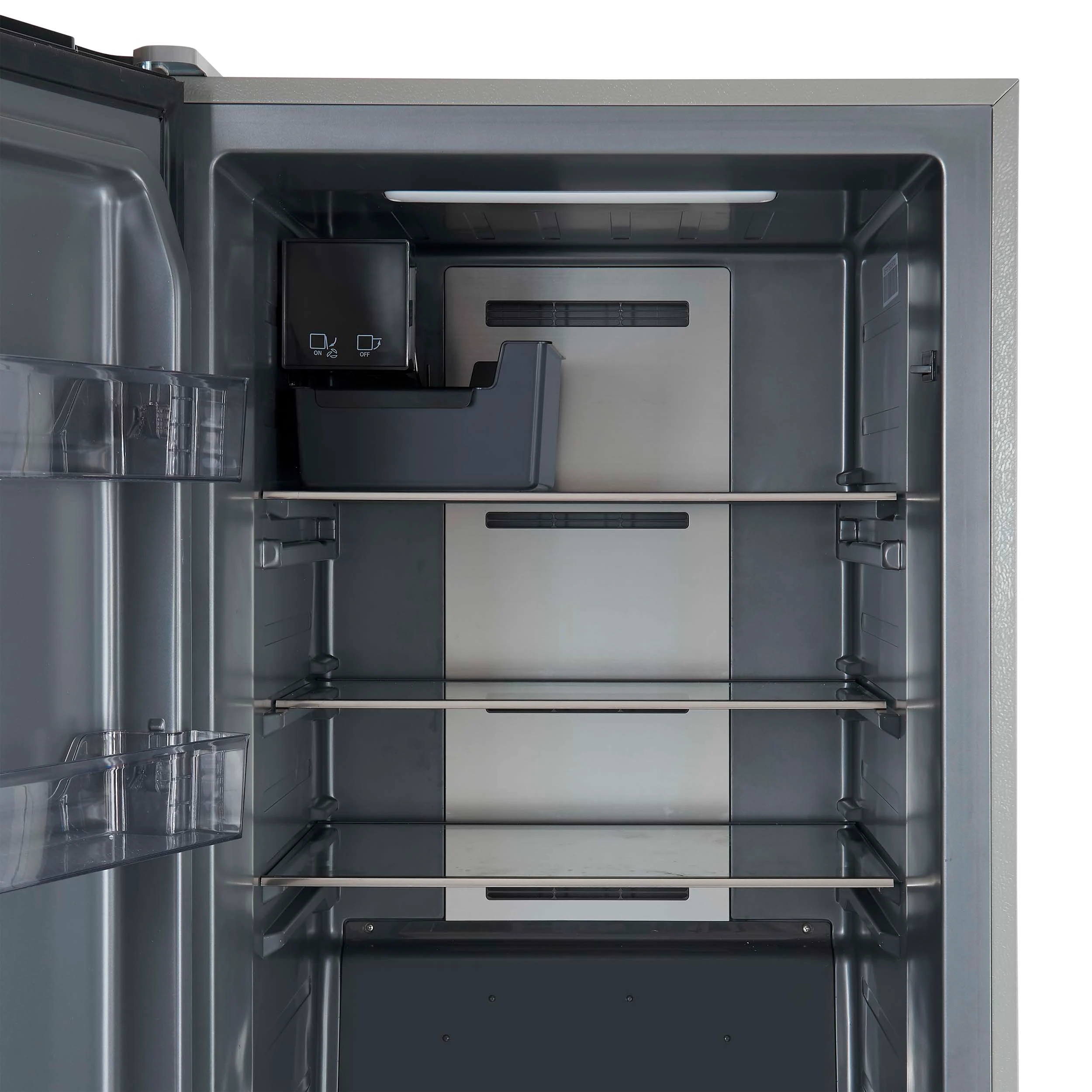 Fortezza 32 Inch Left-Swing Freezer with Standard Trim Grill, Stainless Steel, with Automatic Ice Maker FFFFD173832LSG