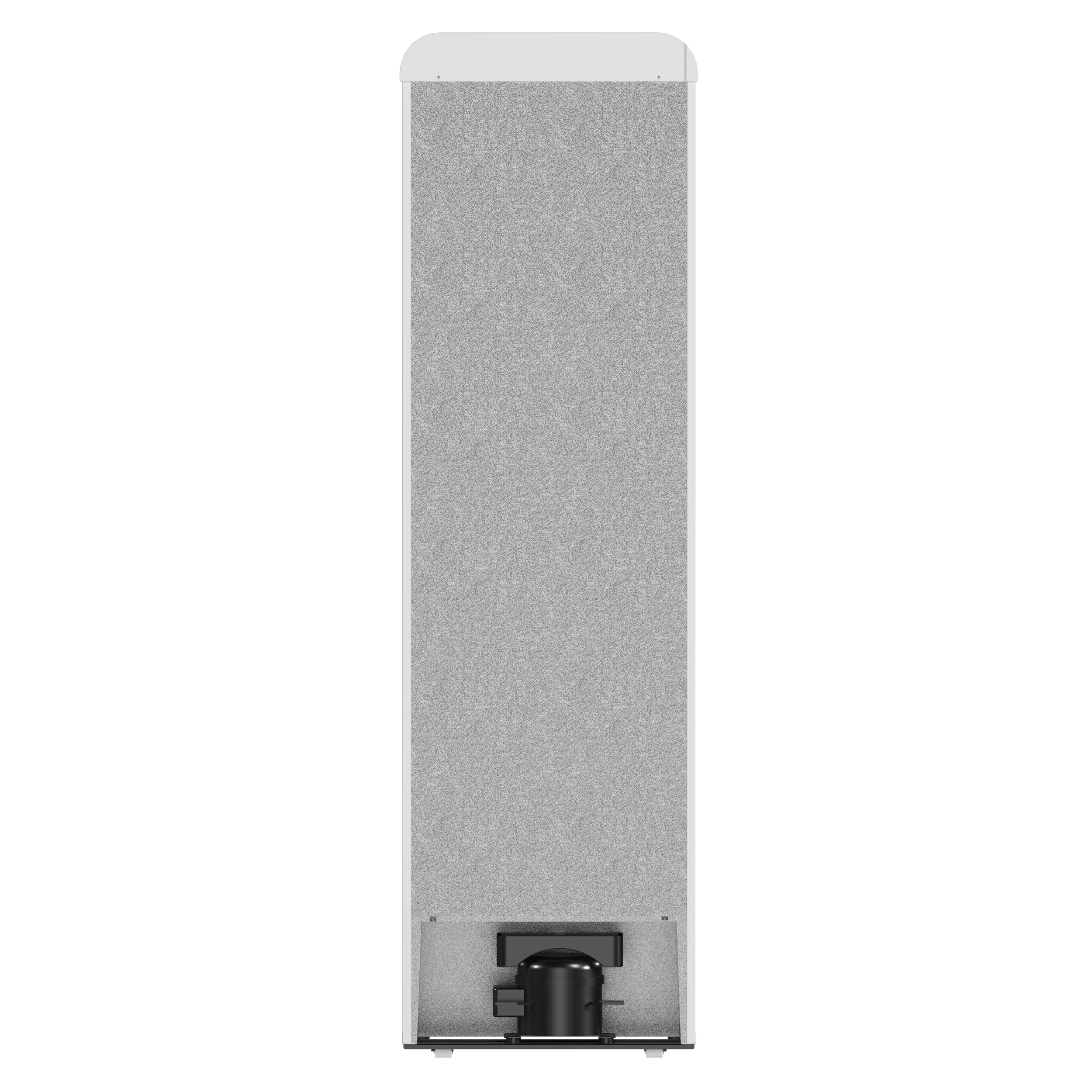 Storico 22-Inch Retro bottom freezer Fridge in White, 9 cu.ft, copper-tone handle FFFFD174522WHT