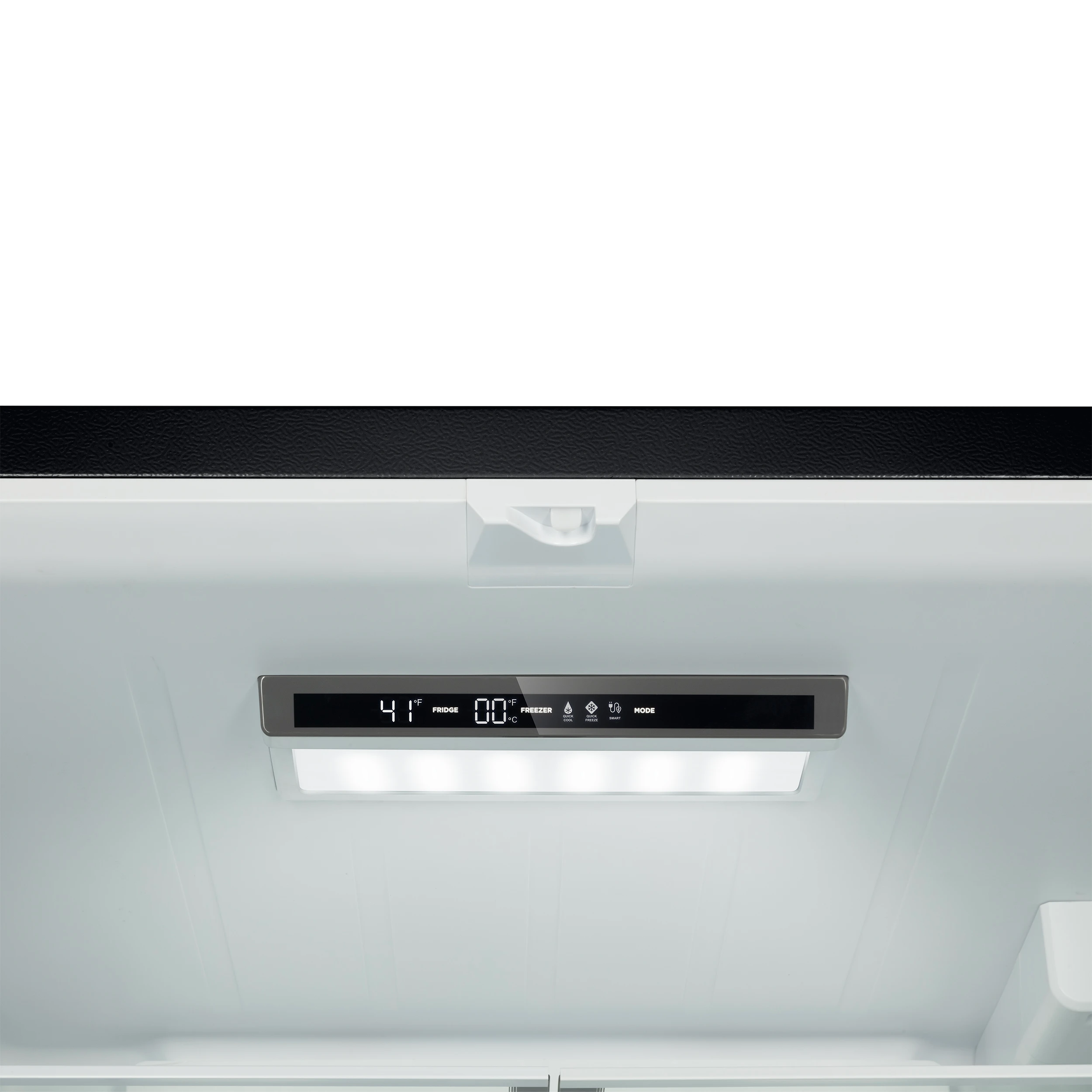 Rivello 36 Inch French Door Refrigerator in Black with Antique Brass, Internal Water Dispenser, Filtered Ice, Adjustable Shelves, Energy Star Certified FFFFD178336BLK