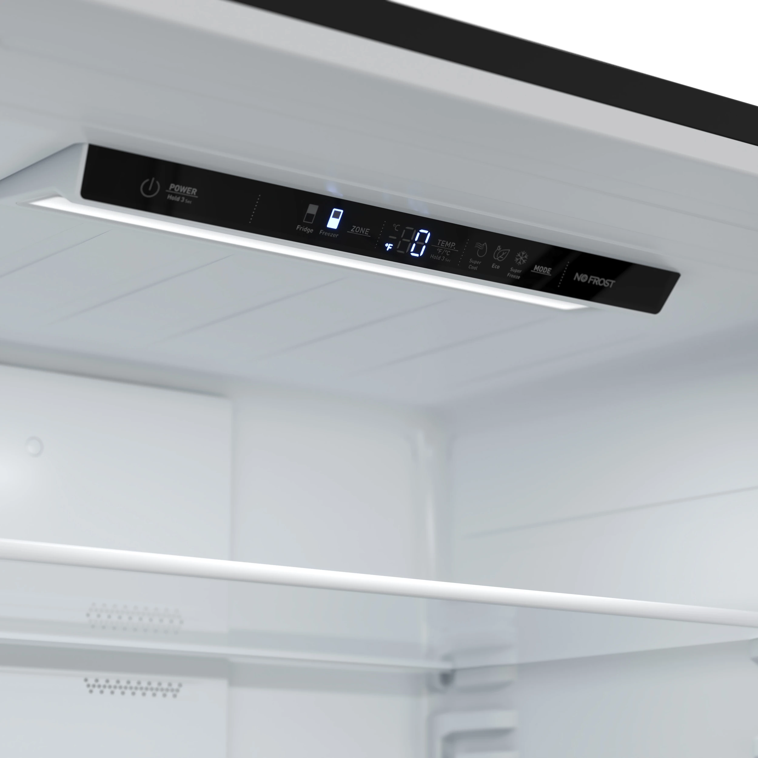 Milano Espresso 31-Inch Bottom Freezer Refrigerator, Black, 17.2 cu.ft Capacity, Energy Efficient FFFFD178531BLK