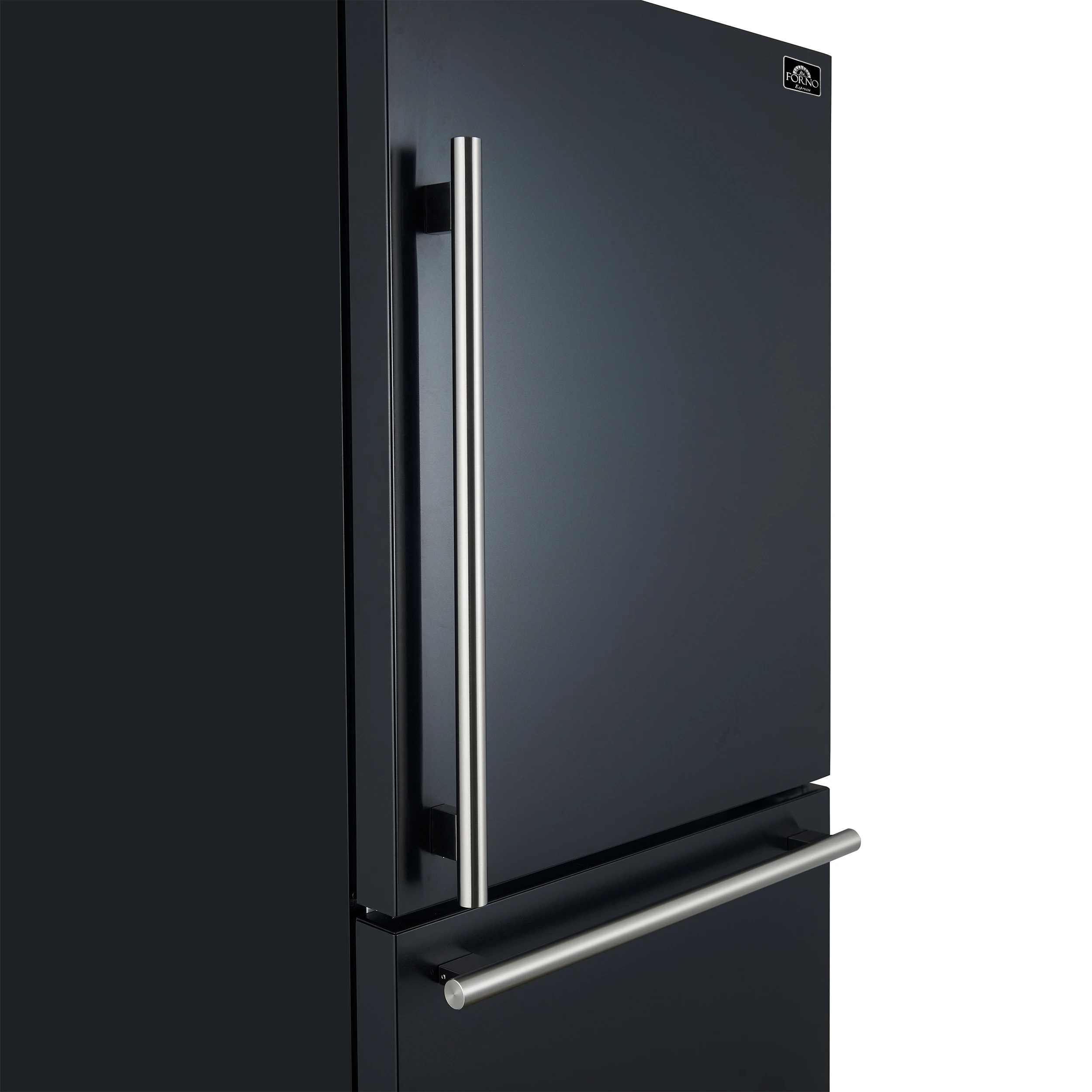 Milano Espresso 31-Inch Bottom Freezer Refrigerator, Black, 17.2 cu.ft Capacity, Energy Efficient FFFFD178531BLK
