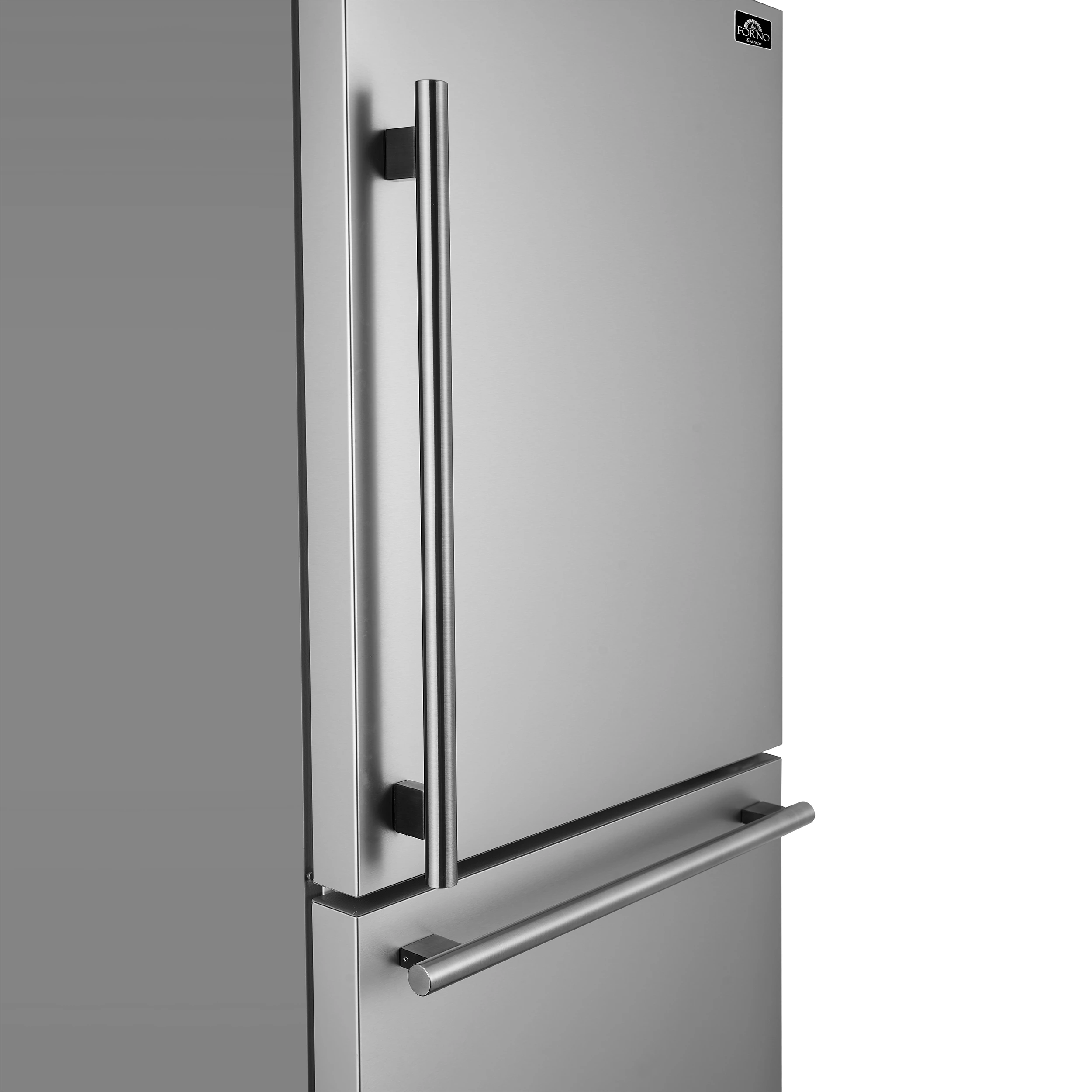 Milano Espresso 31-Inch Bottom Freezer Refrigerator, Stainless Steel, 17.2 cu.ft Capacity, Right Swing Door, Energy Efficient FFFFD178531S