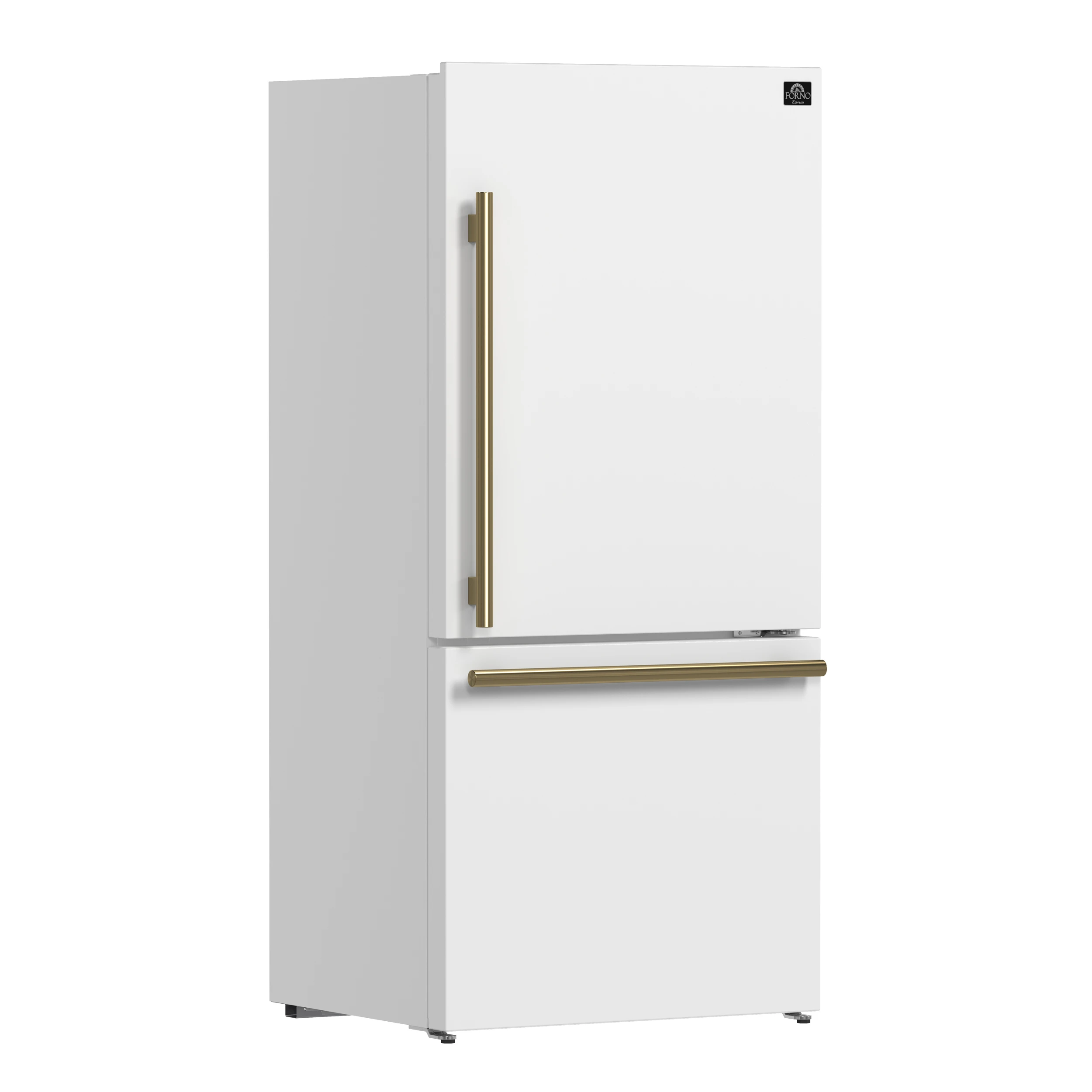 Milano Espresso 31-Inch Bottom Freezer Refrigerator, White, 17.2 cu.ft Capacity, Energy Efficient FFFFD178531WHT