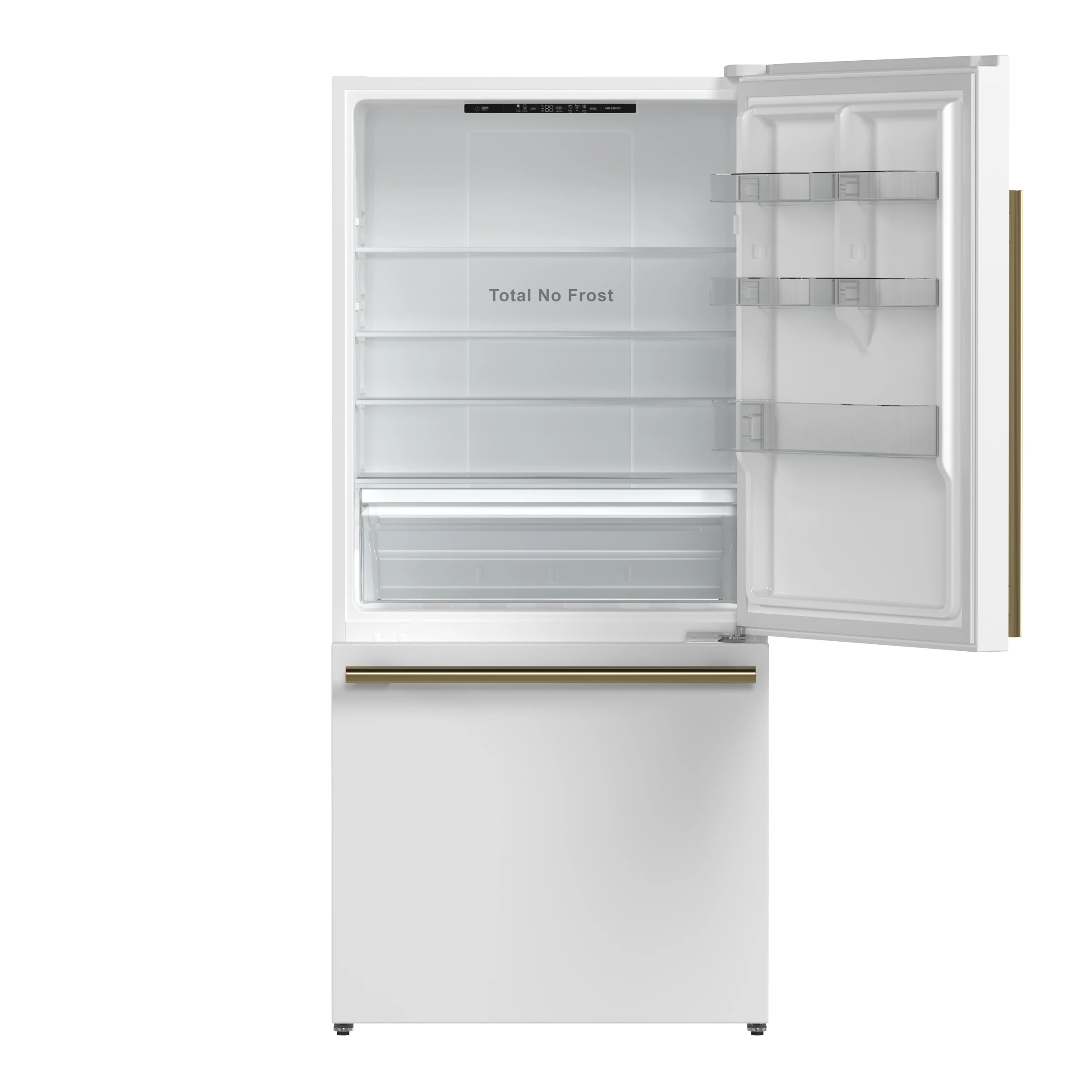 Milano Espresso 31-Inch Bottom Freezer Refrigerator, White, 17.2 cu.ft Capacity, Energy Efficient FFFFD178531WHT