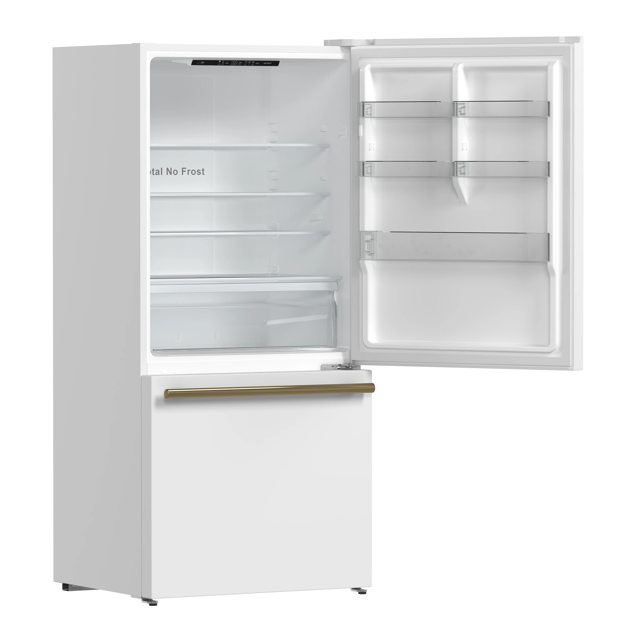 Milano Espresso 31-Inch Bottom Freezer Refrigerator, White, 17.2 cu.ft Capacity, Energy Efficient FFFFD178531WHT