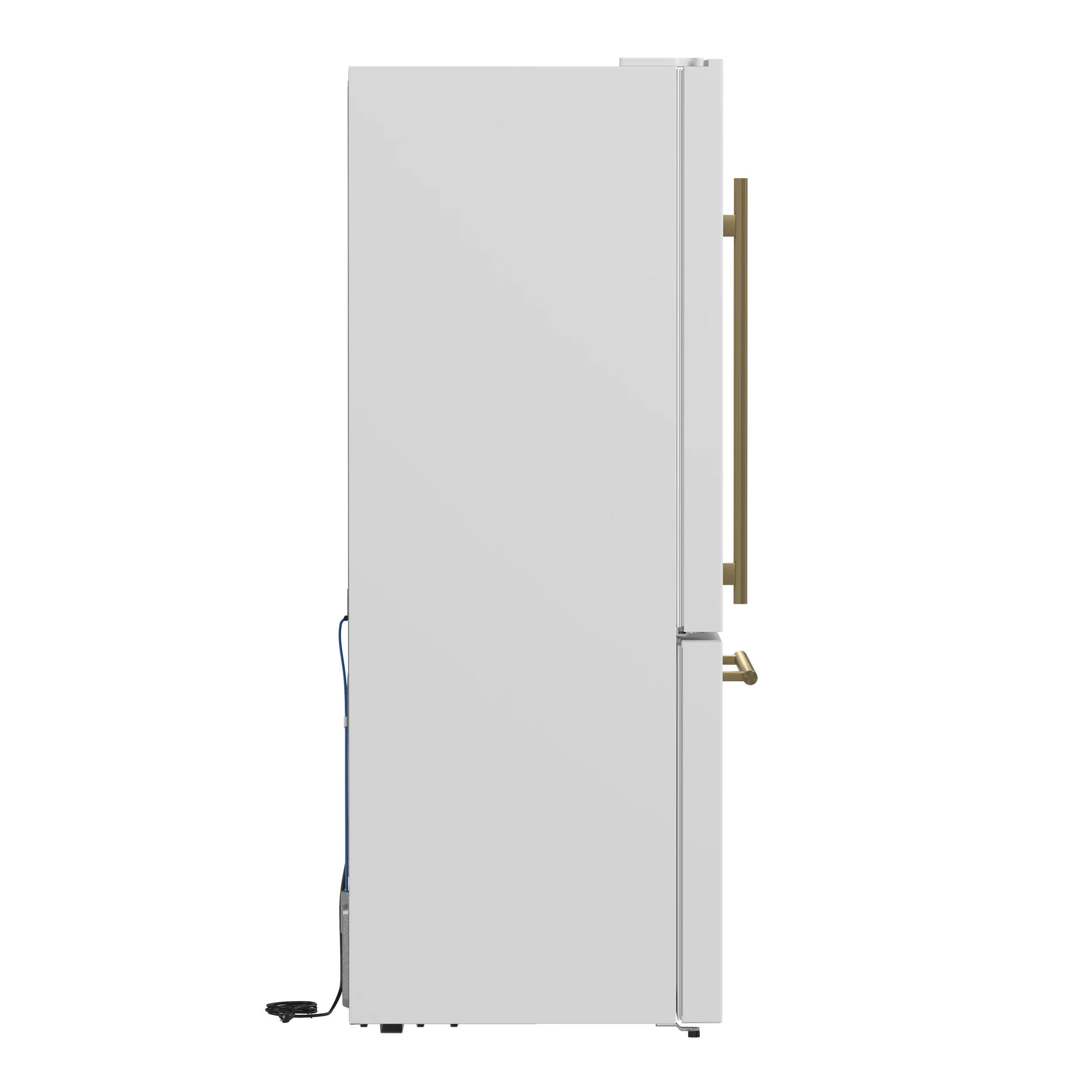 Milano Espresso 31-Inch White Bottom Freezer Refrigerator, 17.2 Cu. Ft., Energy-Efficient, No Frost, Built-In Ice Maker FFFFD178631WHT