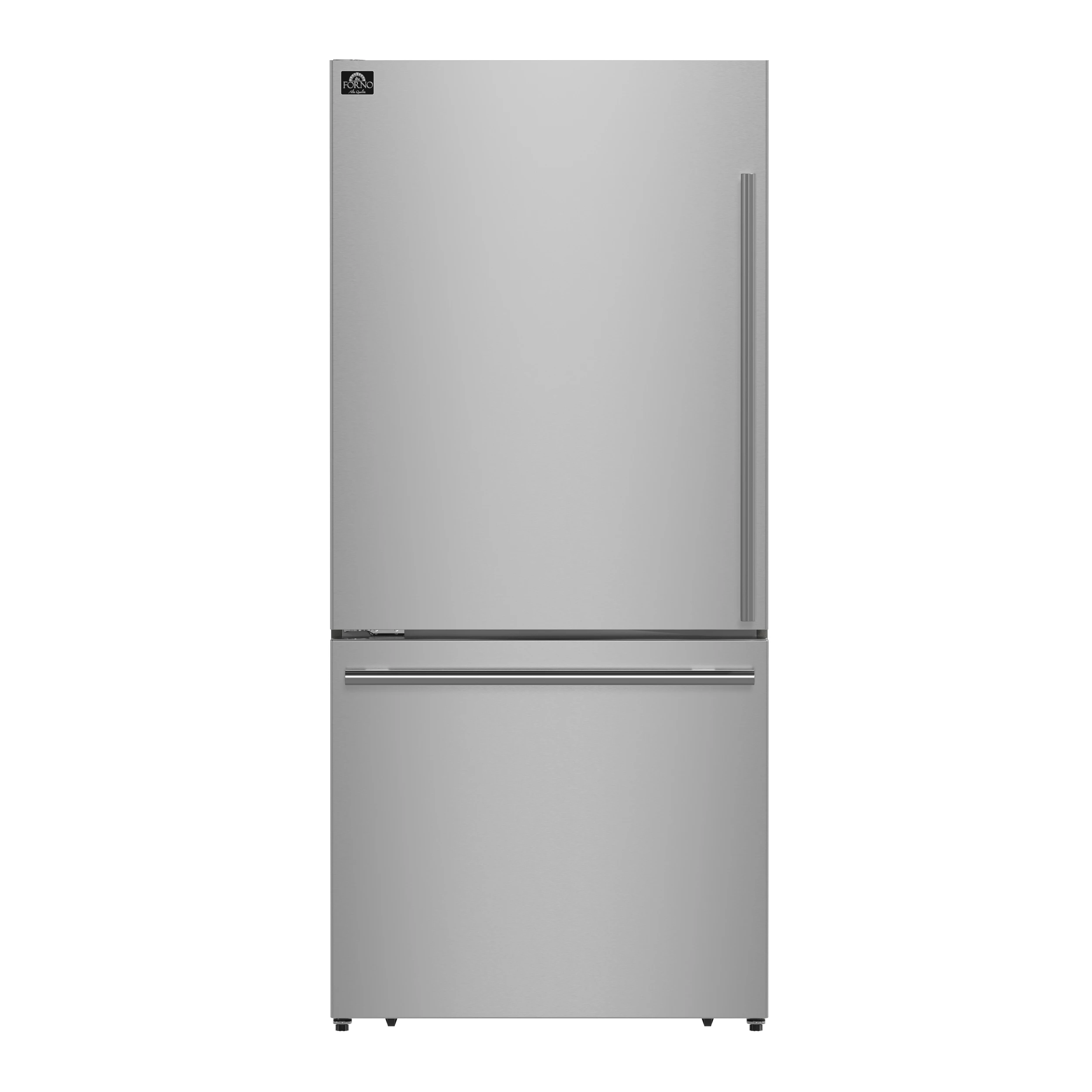 Milano 2-Piece 62-Inch Freestanding Dual Bottom Freezer Refrigerator, Stainless Steel – 34.4 cu.ft, Touch Control, Ice Maker FFFFD178760S
