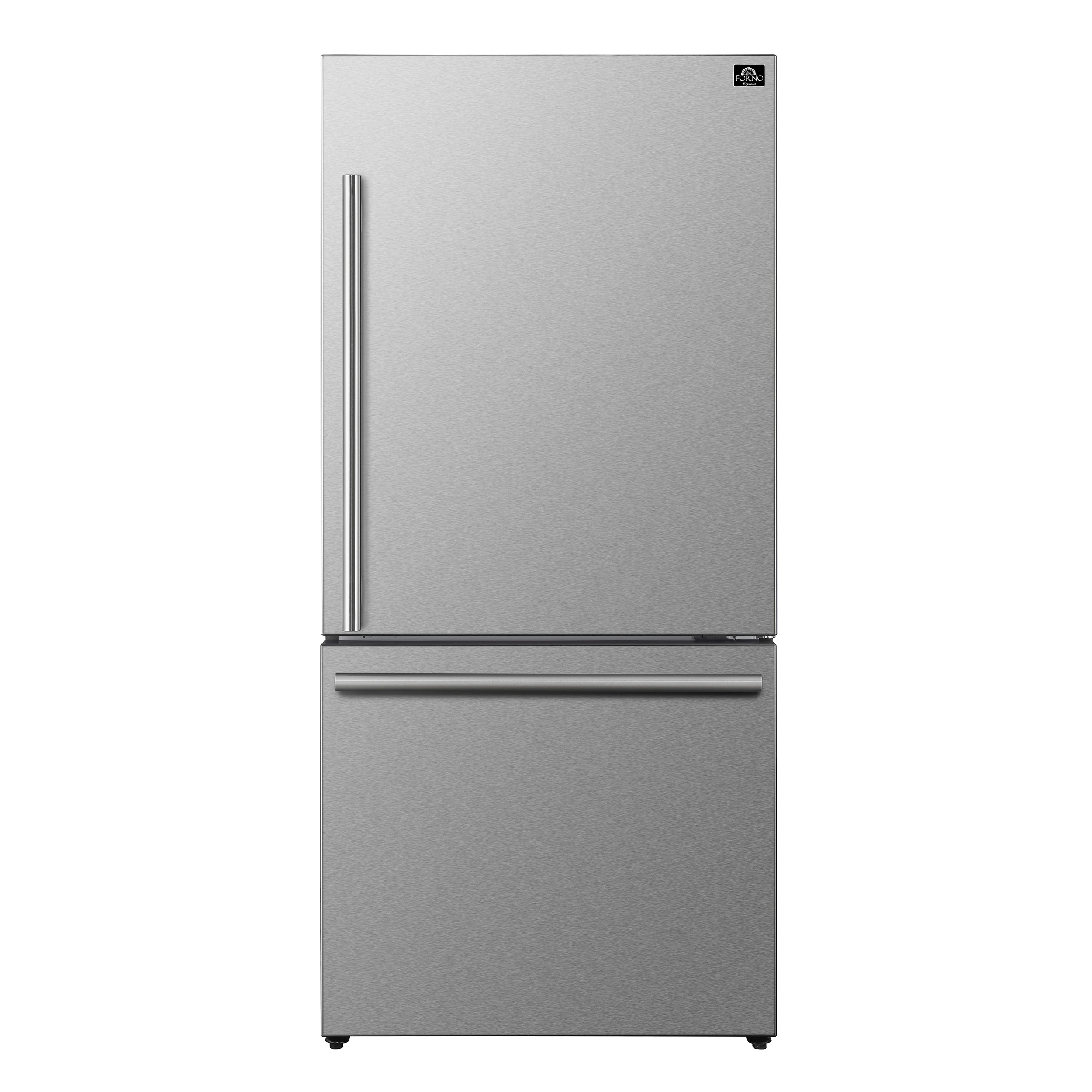 Milano 2-Piece 62-Inch Freestanding Dual Bottom Freezer Refrigerator, Stainless Steel – 34.4 cu.ft, Touch Control, Ice Maker FFFFD178760S