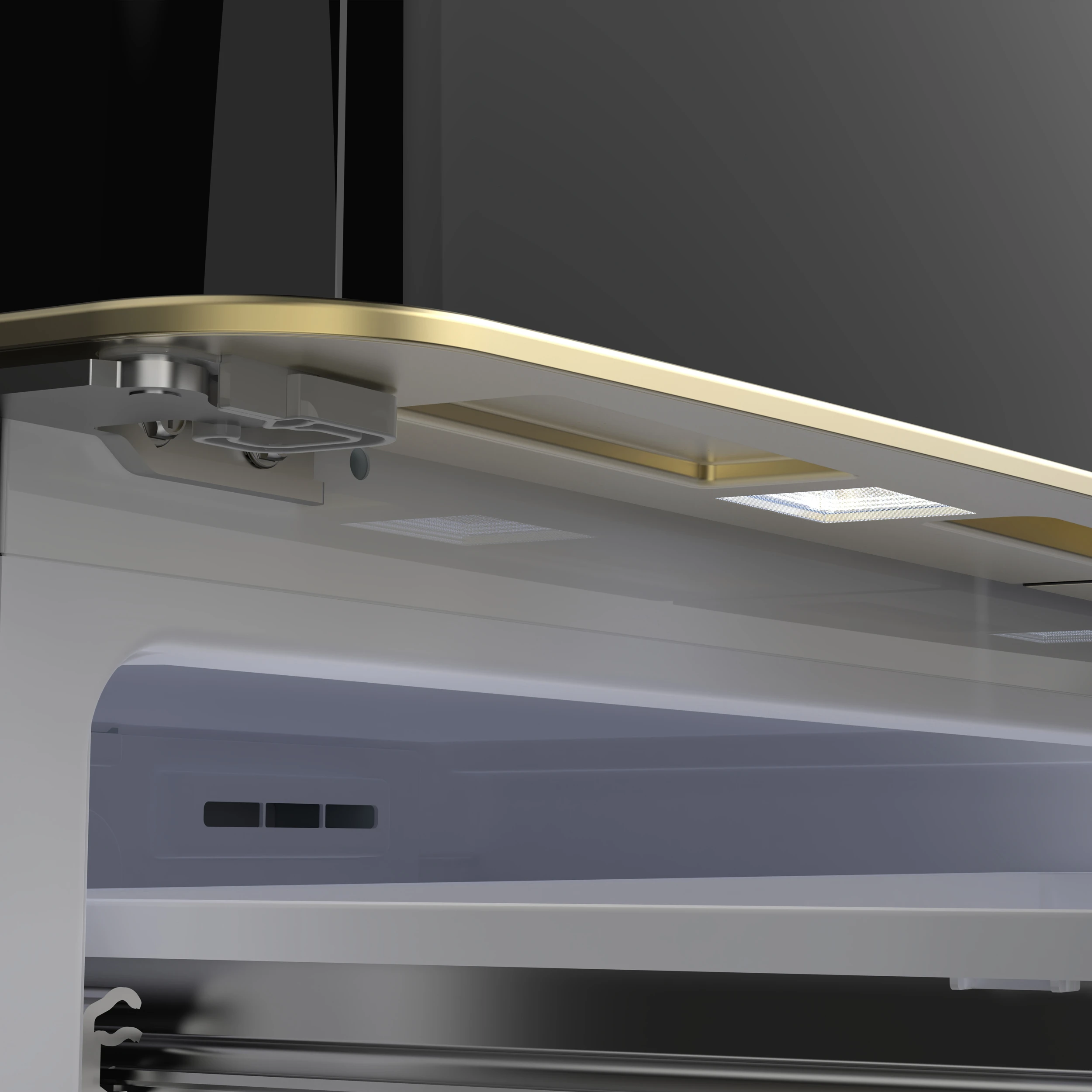 Luigi 33-Inch French Door Refrigerator, 18 cu.ft, Black Finish, Antique Brass Handles, ENERGY STAR Certified FFFFD179133BLK