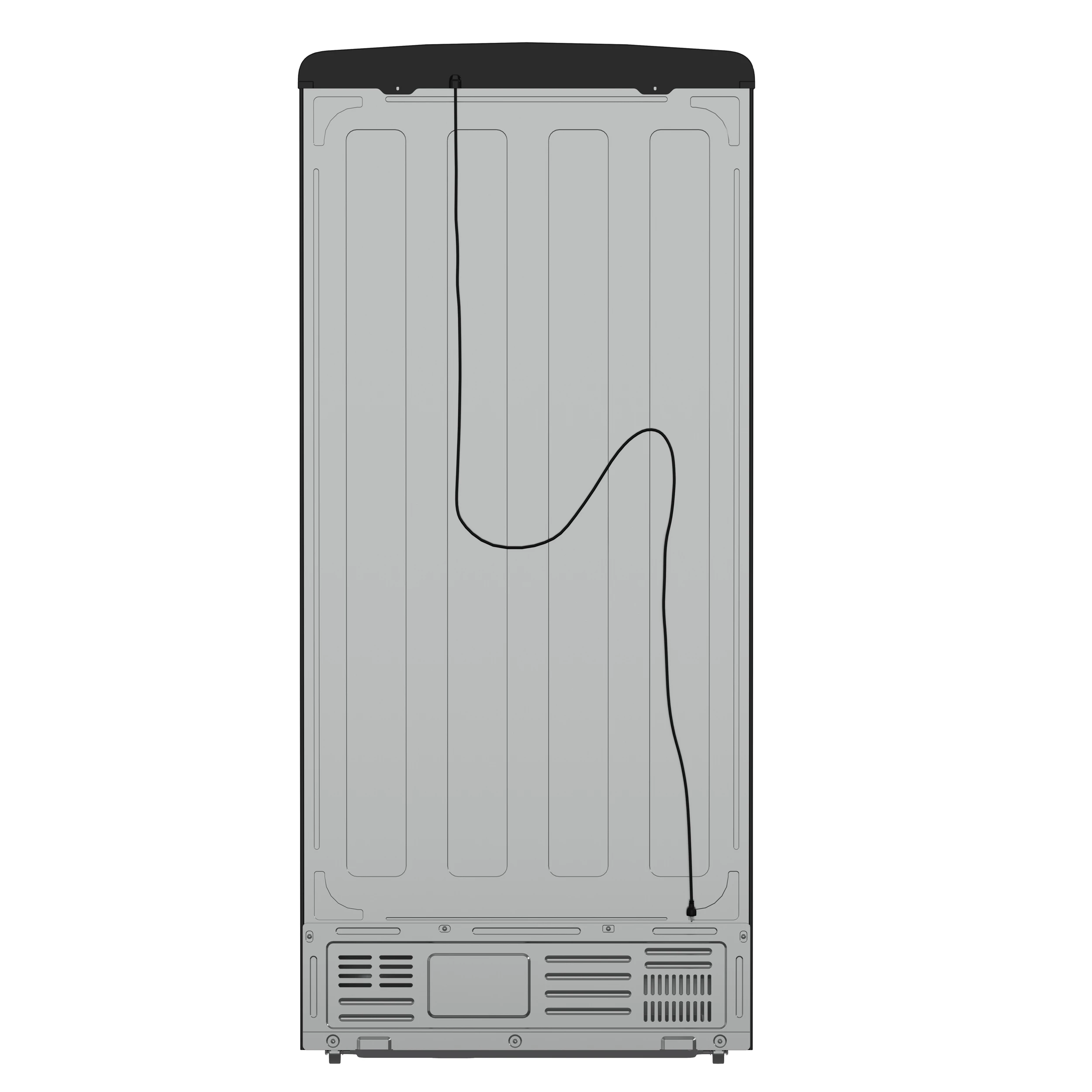 Luigi 33-Inch French Door Refrigerator, 18 cu.ft, Black Finish, Antique Brass Handles, ENERGY STAR Certified FFFFD179133BLK