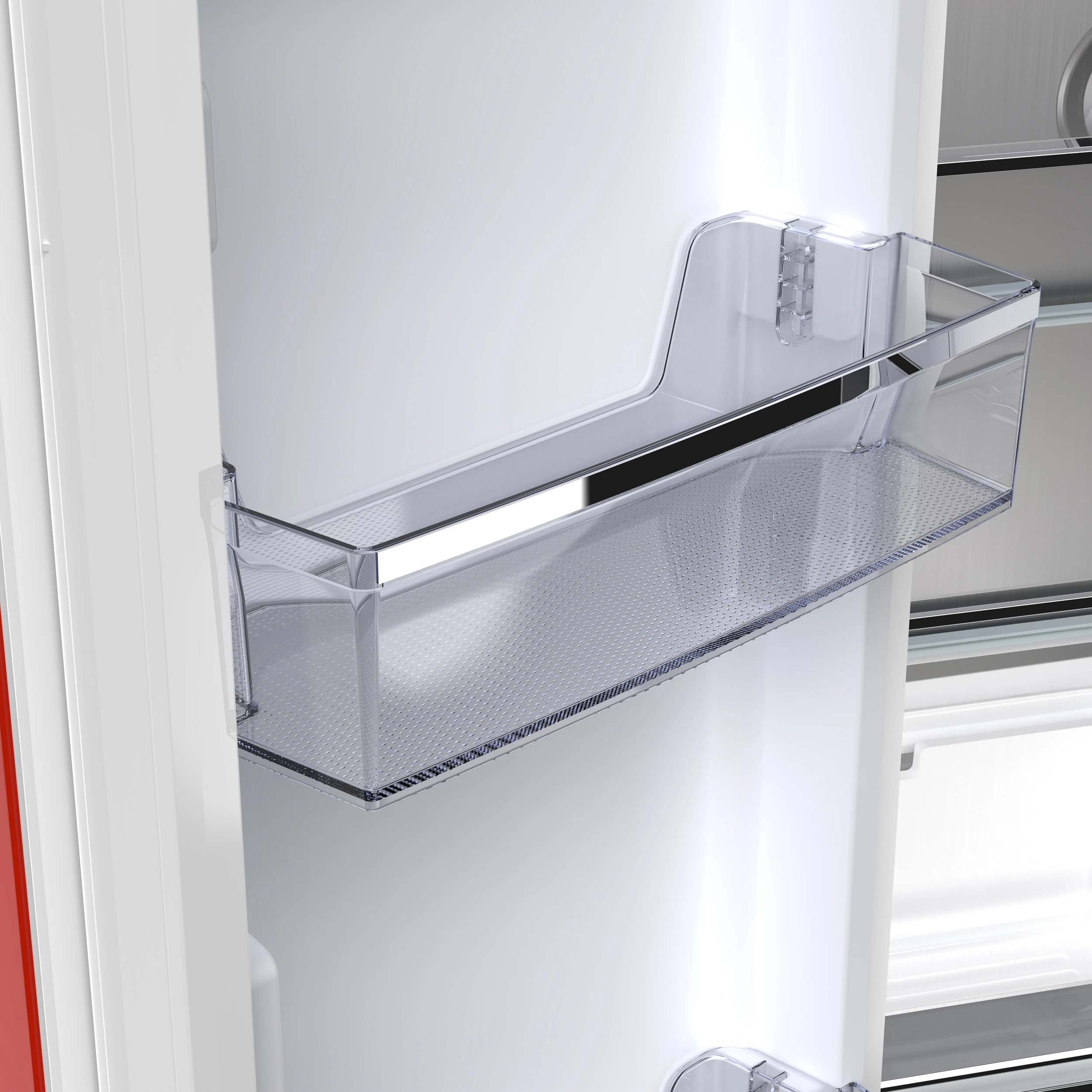 Luigi 33-Inch French Door Refrigerator, 18 cu.ft, Red Finish, Handle-Free Design, ENERGY STAR Certified FFFFD179133RED