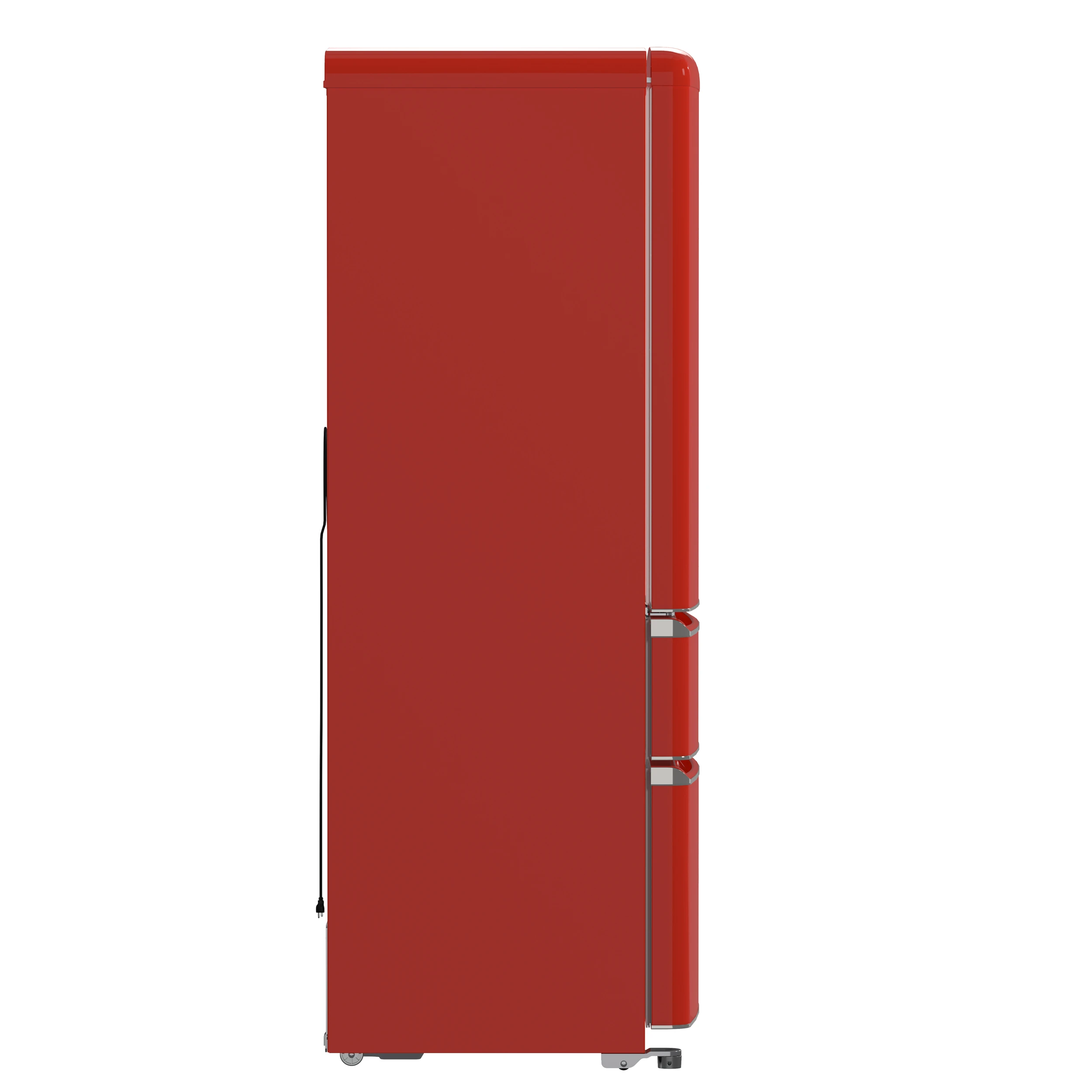 Luigi 33-Inch French Door Refrigerator, 18 cu.ft, Red Finish, Handle-Free Design, ENERGY STAR Certified FFFFD179133RED