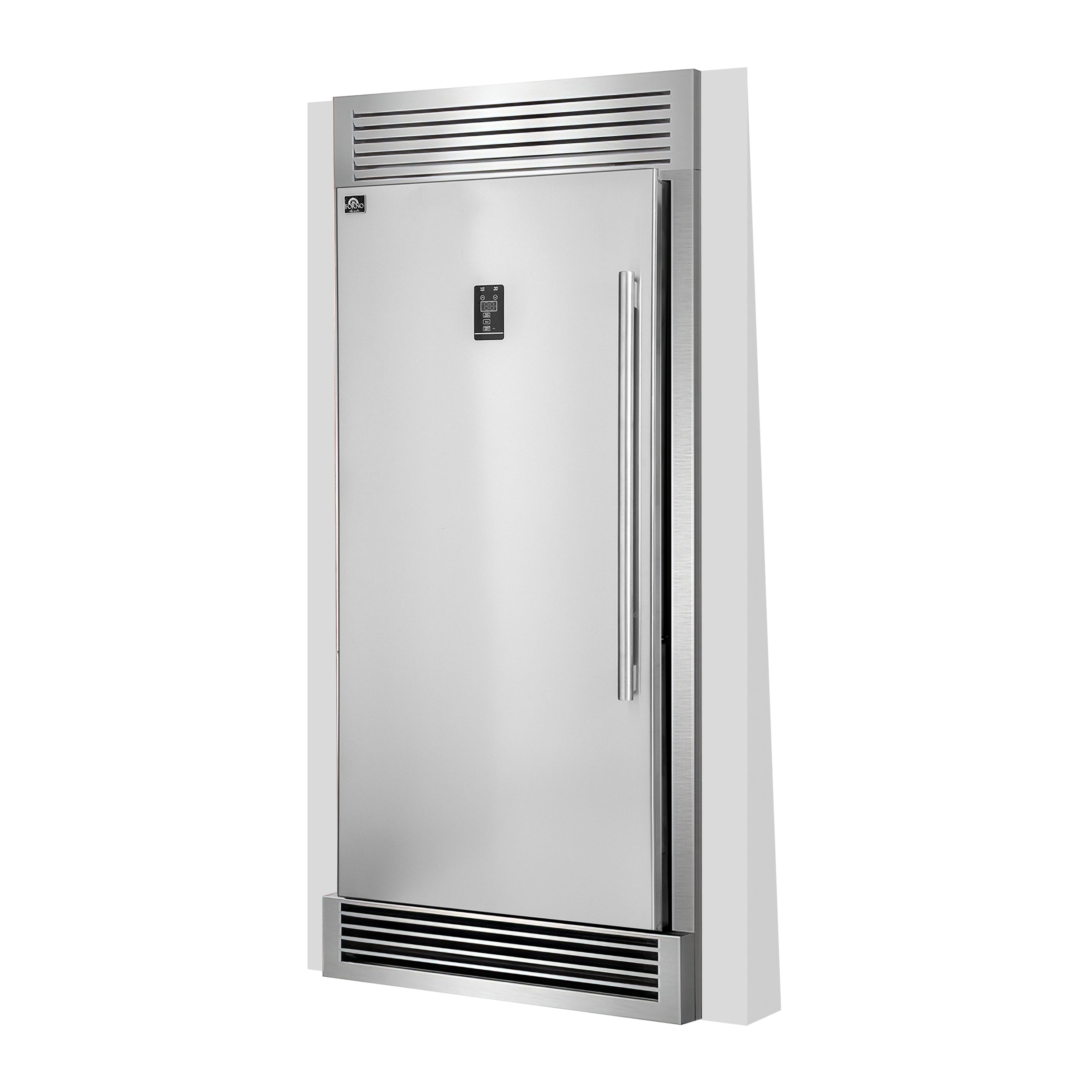 Rizzuto 28-Inch Upright Convertible Freezer, 32-Inch Wide, Left Swing, Decorative Grill, ENERGY STAR Certified FFFFD193332LS