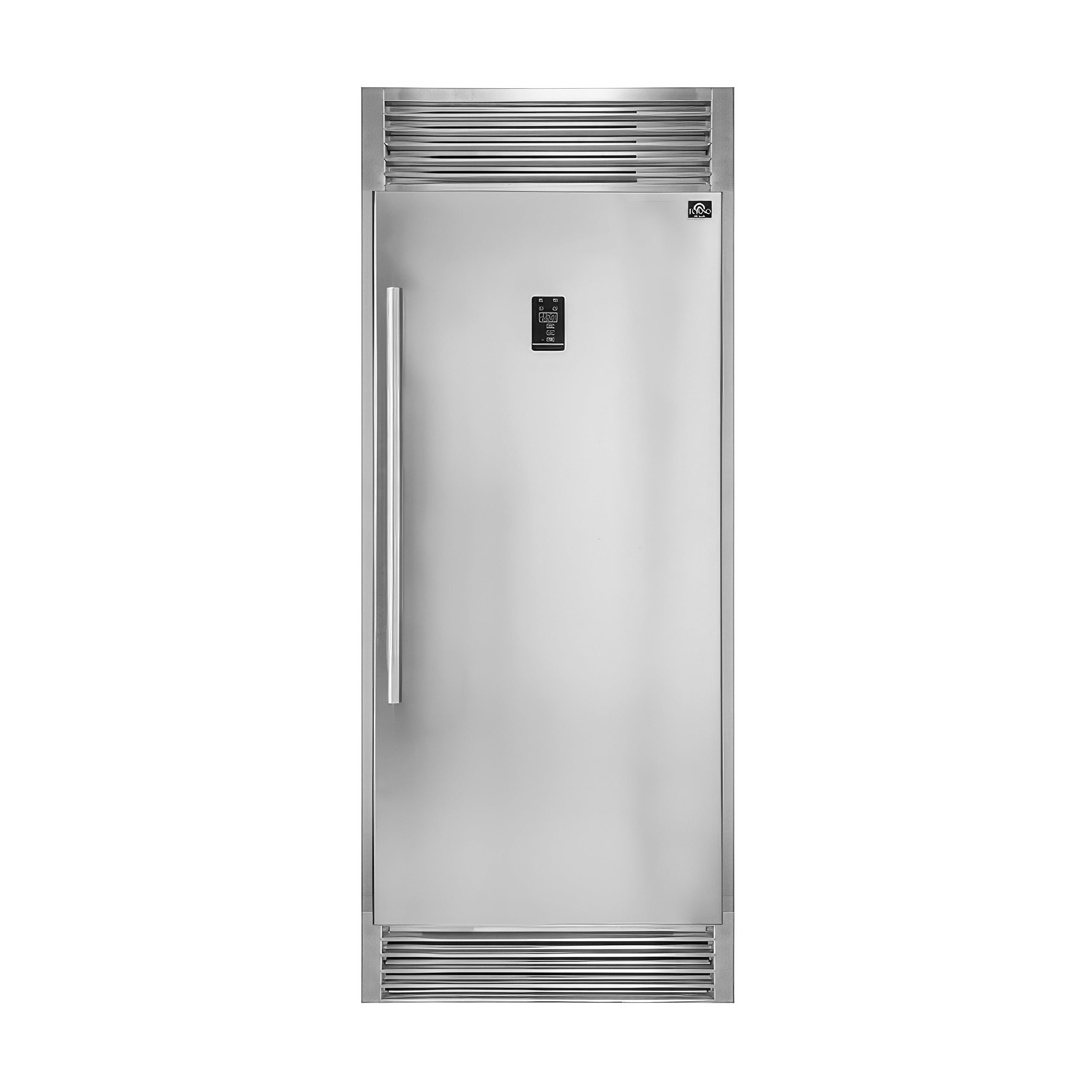 Rizzuto 28-Inch Upright Convertible Refrigerator, 32-Inch Wide, Right Swing, Decorative Grill, ENERGY STAR Certified FFFFD193332RS