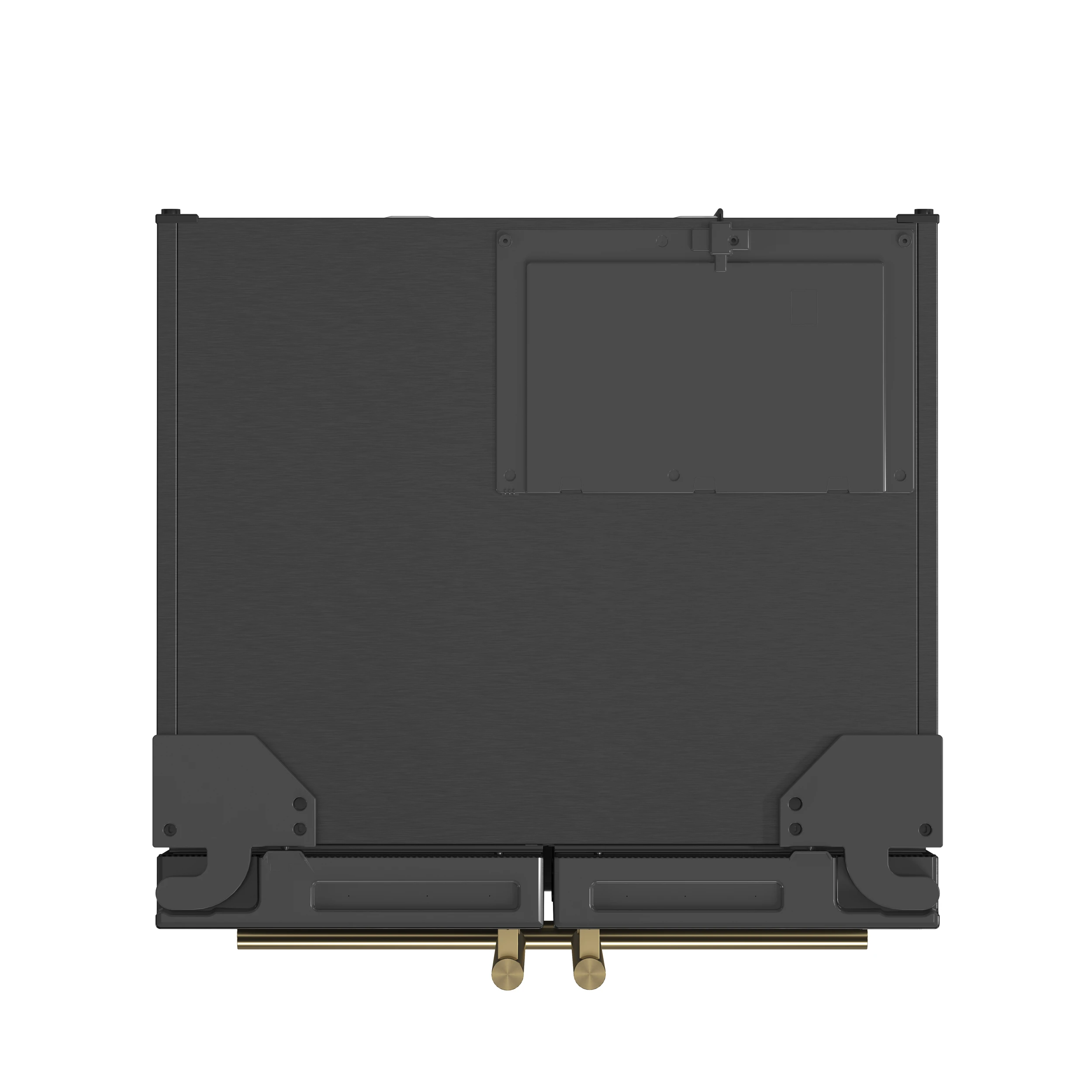 Gallipoli Espresso 30-Inch Black French Door Refrigerator, Bottom Freezer, 17.5 Cu. Ft., No Frost, Ice Maker FFFFD197431BLK