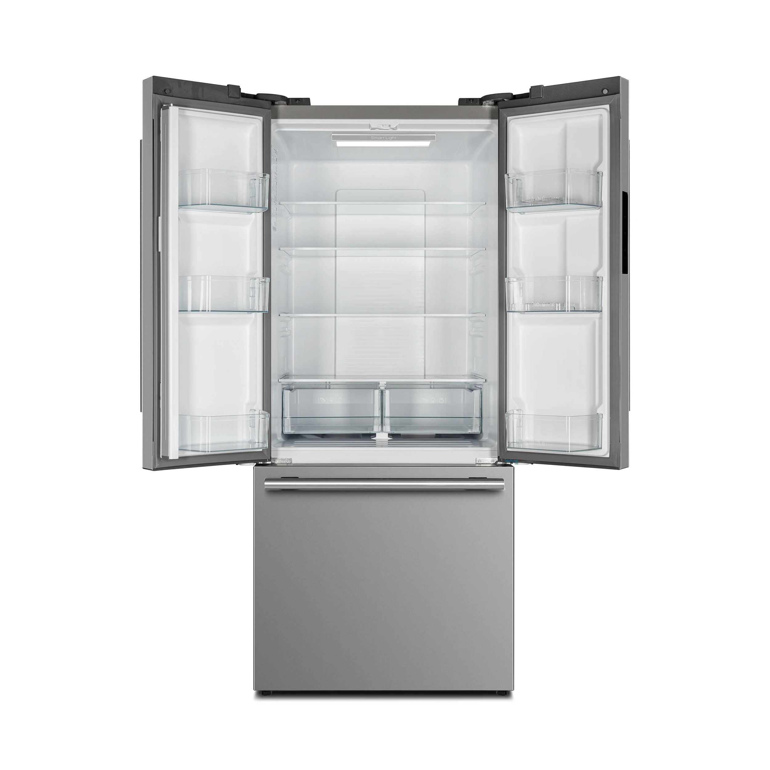 Gallipoli 30-Inch French Door Refrigerator with Bottom Freezer, 17.5 cu.ft Capacity, Stainless Steel, No Frost Technology, Built-In Ice Maker, Energy Efficient FFFFD197431SB