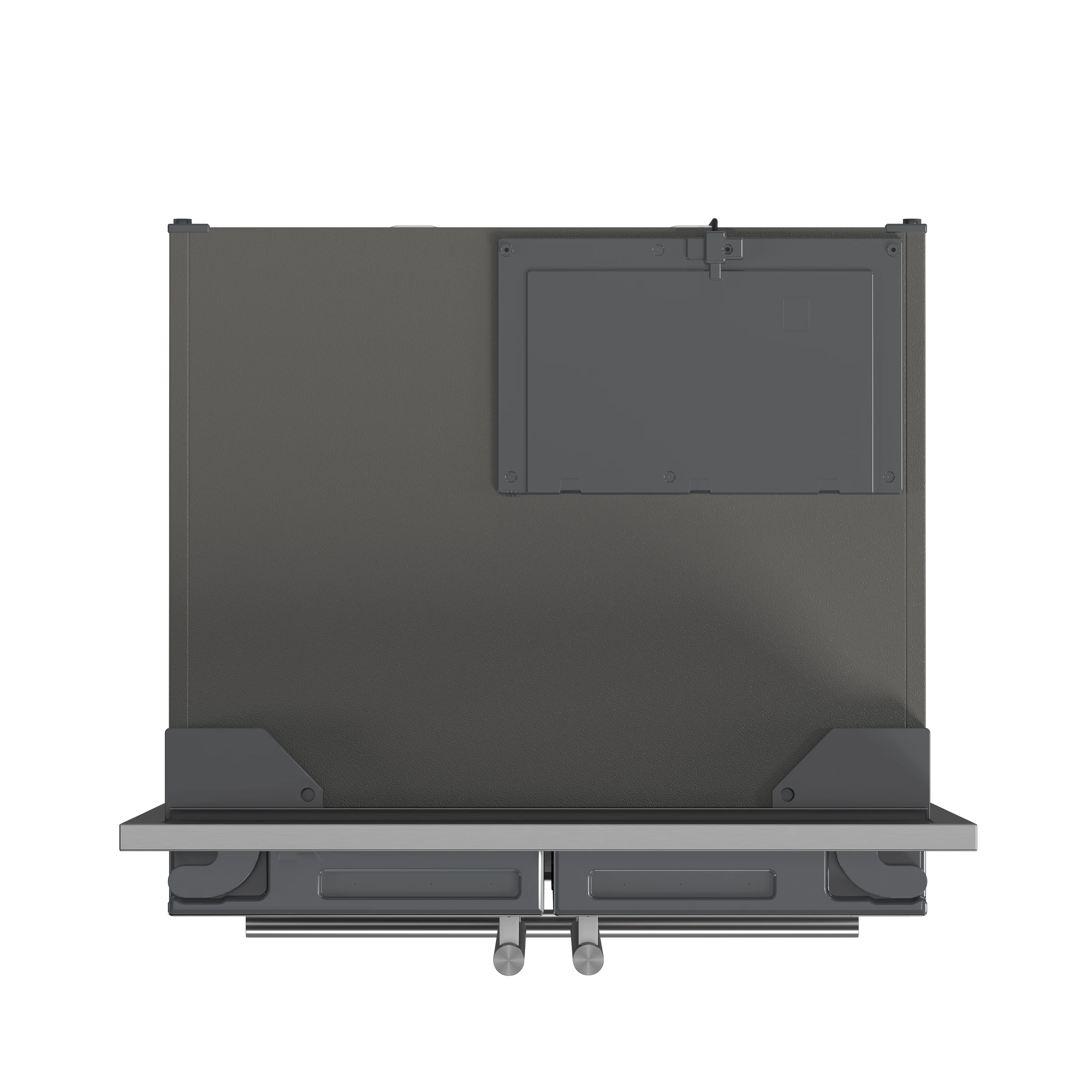 Gallipoli 30-Inch French Door Refrigerator, 17.5 cu.ft Capacity, Decorative Grill, 34-Inch Width, Stainless Steel, No Frost Technology, Energy Efficient FFFFD197435SG