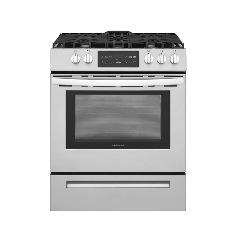 Frigidaire 30" Front Control Freestanding Gas Range Stainless Steel FFGH3054US Picture 1