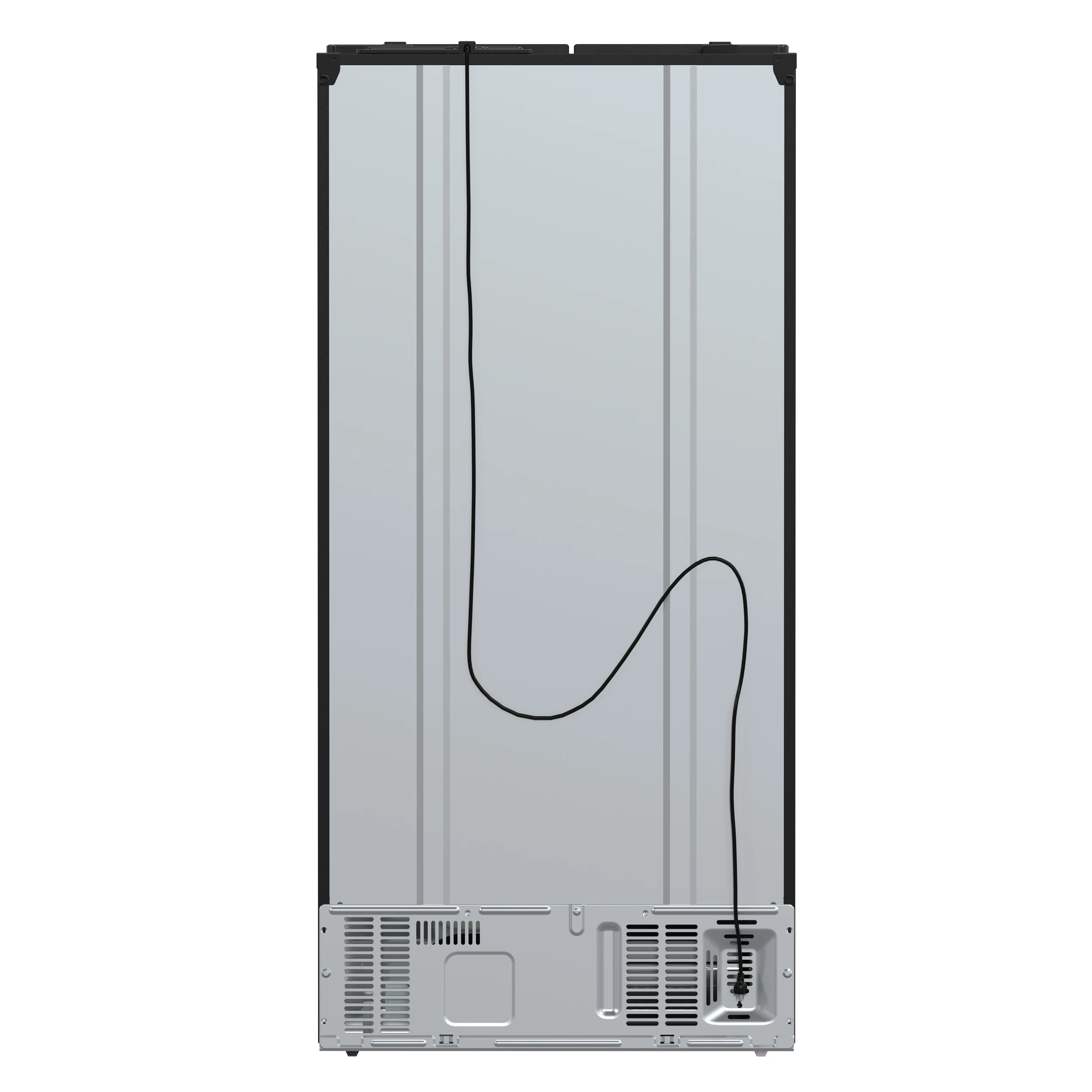 Salerno Espresso 33-Inch Black Side-by-Side Refrigerator, 15.6 Cu. Ft., Energy-Efficient, No Frost, Modern Design FFRBI180533BLK