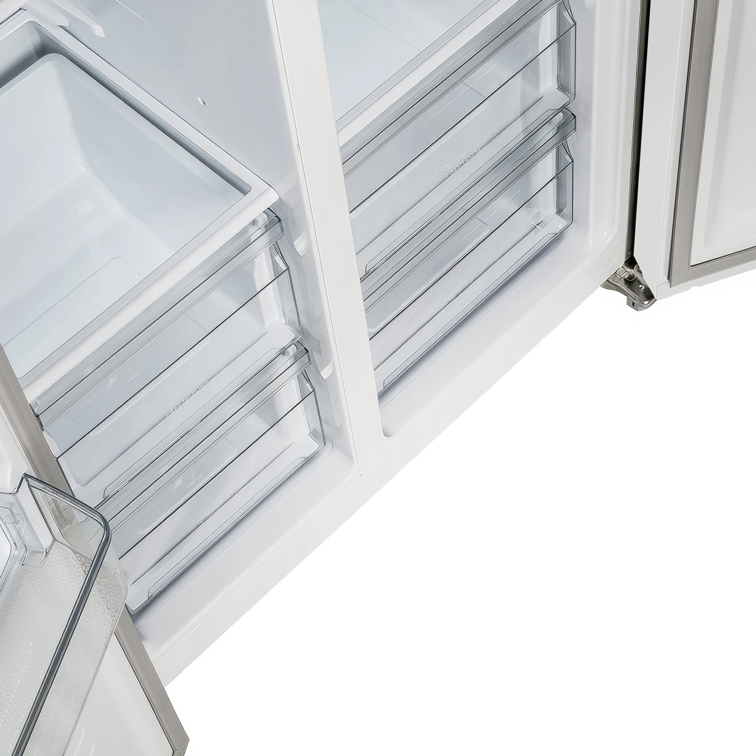 Salerno Espresso 33-Inch White Side-by-Side Refrigerator, 15.6 Cu. Ft., Energy-Efficient, No Frost, Modern Design FFRBI180533WHT