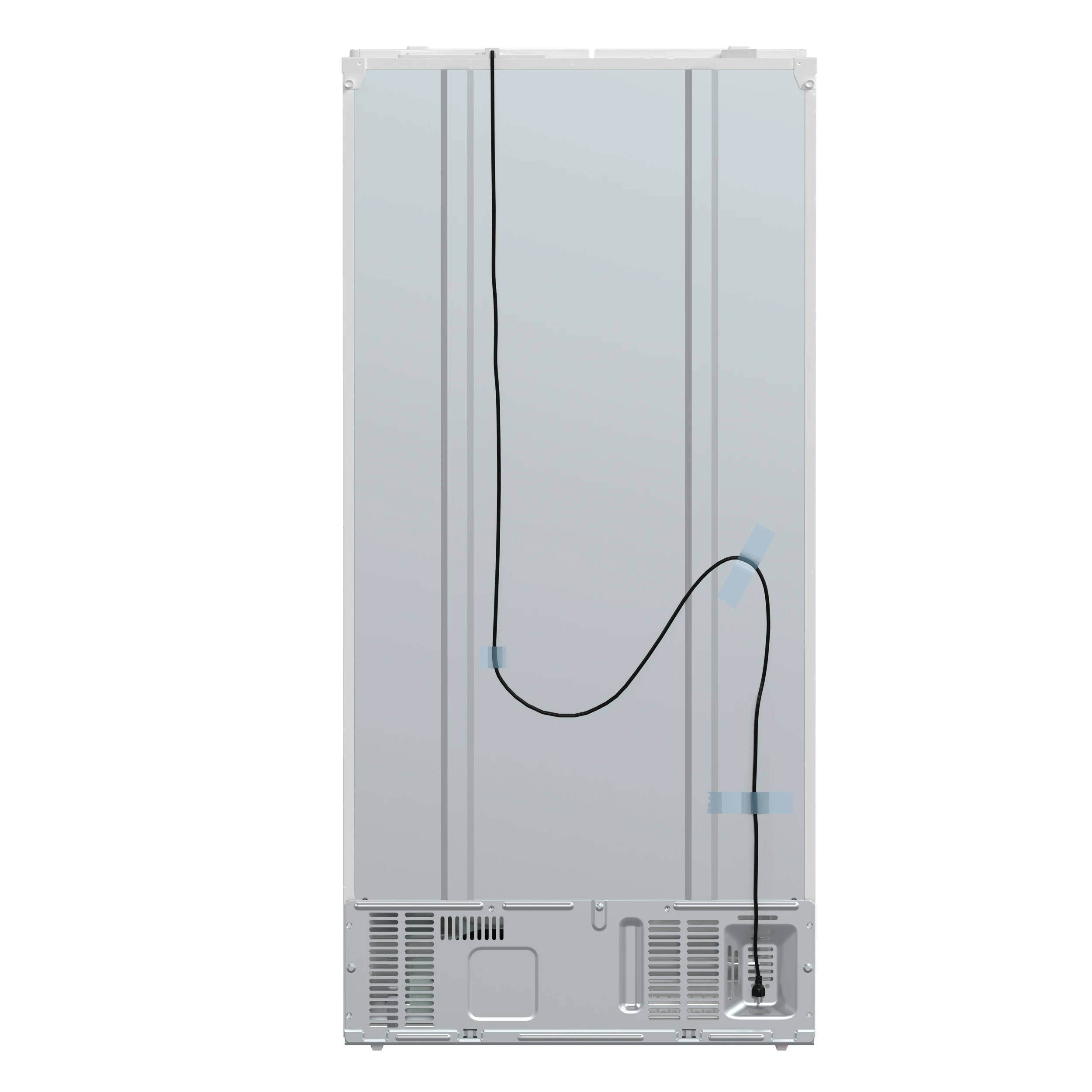 Salerno Espresso 33-Inch White Side-by-Side Refrigerator, 15.6 Cu. Ft., Energy-Efficient, No Frost, Modern Design FFRBI180533WHT