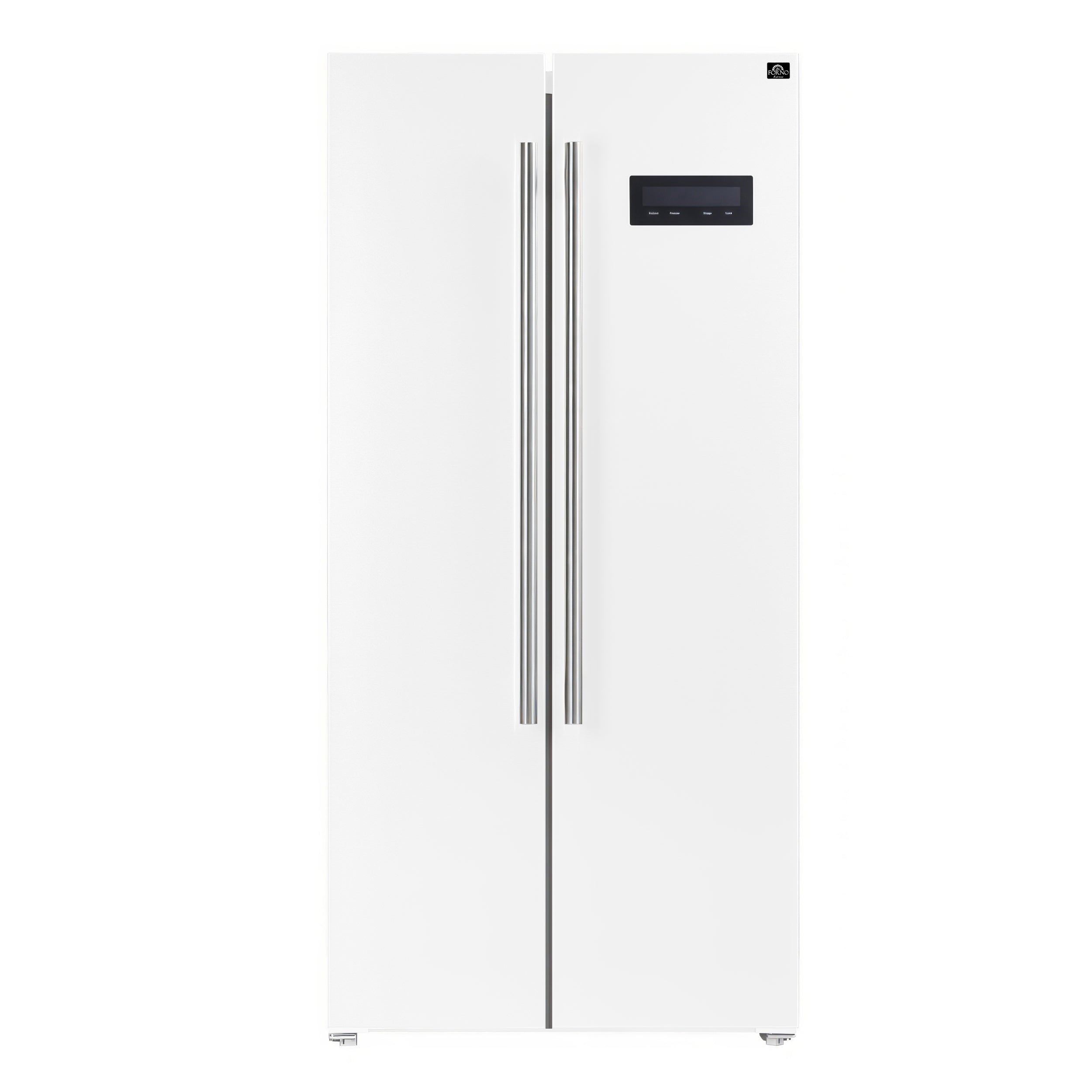 Forno Salerno Espresso 33-Inch Side-by-Side Refrigerator, 15.6 Cu. Ft., Energy-Efficient, No Frost, Modern Design White FFRBI180533WHT Picture 1
