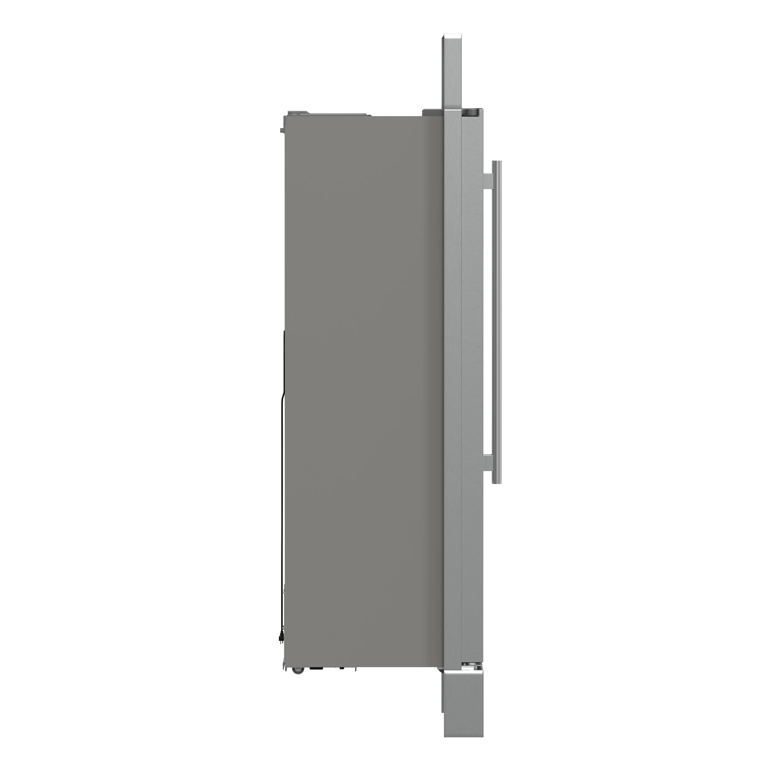 Salerno 37-Inch Built-In Stainless Steel Refrigerator, 15.6 cu.ft, Modern Decorative Grill, ENERGY STAR Certified FFRBI180537MG