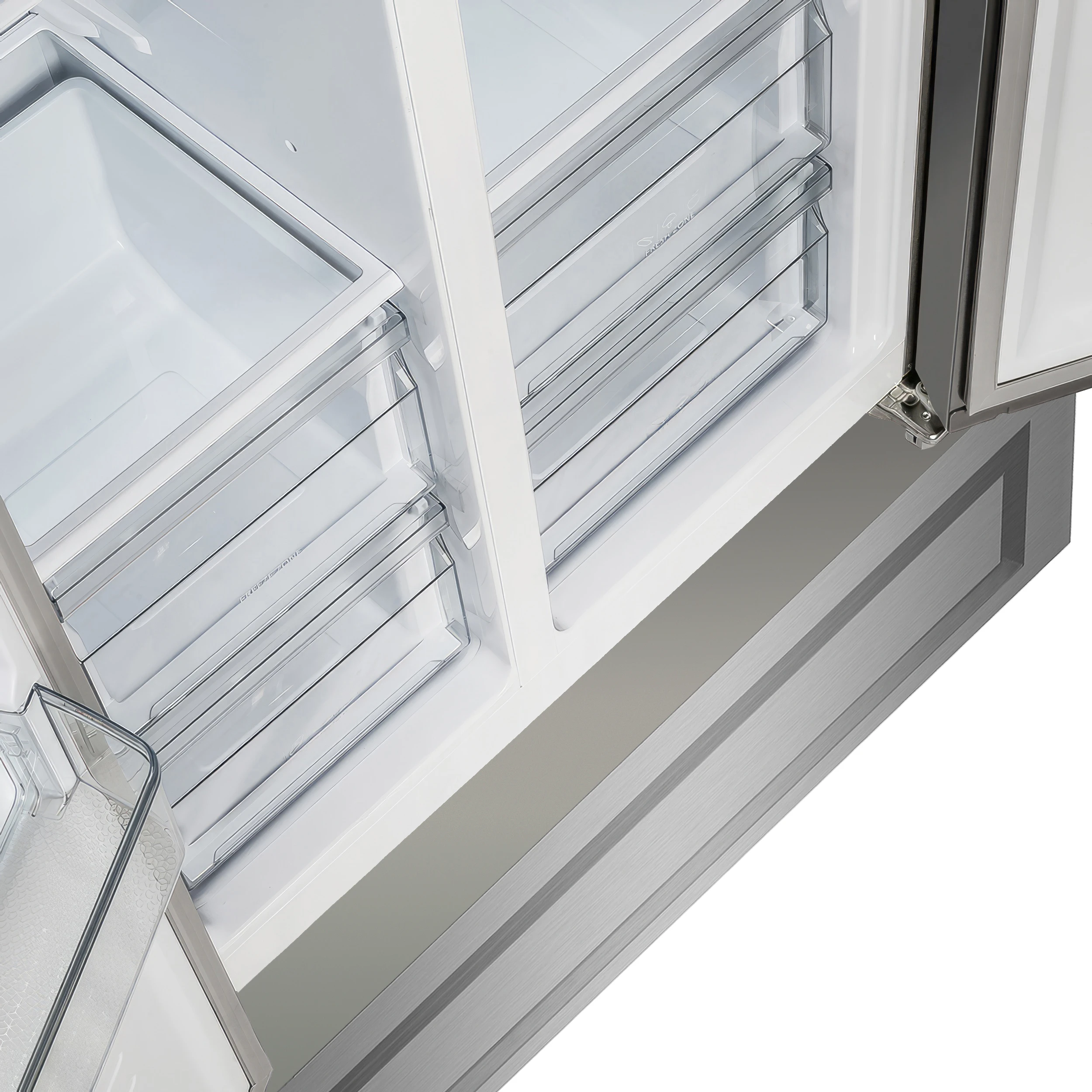 Salerno 37-Inch Built-In Stainless Steel Refrigerator, 15.6 cu.ft, Modern Decorative Grill, ENERGY STAR Certified FFRBI180537MG