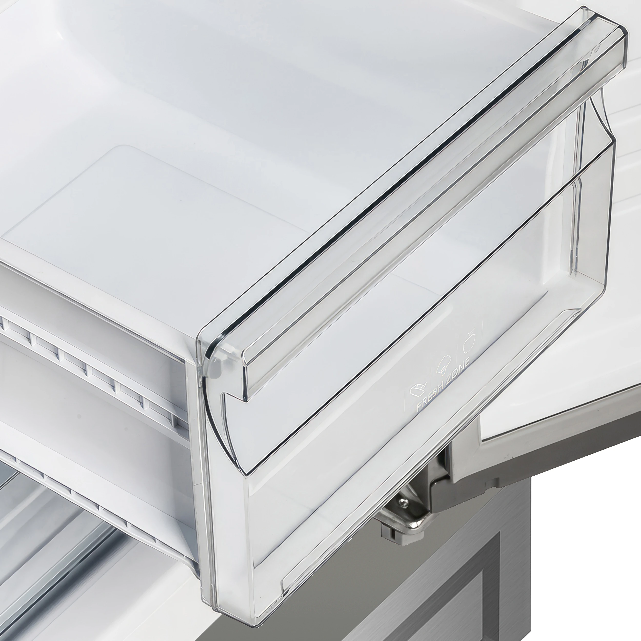 Salerno 37-Inch Built-In Stainless Steel Refrigerator, 15.6 cu.ft, Modern Decorative Grill, ENERGY STAR Certified FFRBI180537MG