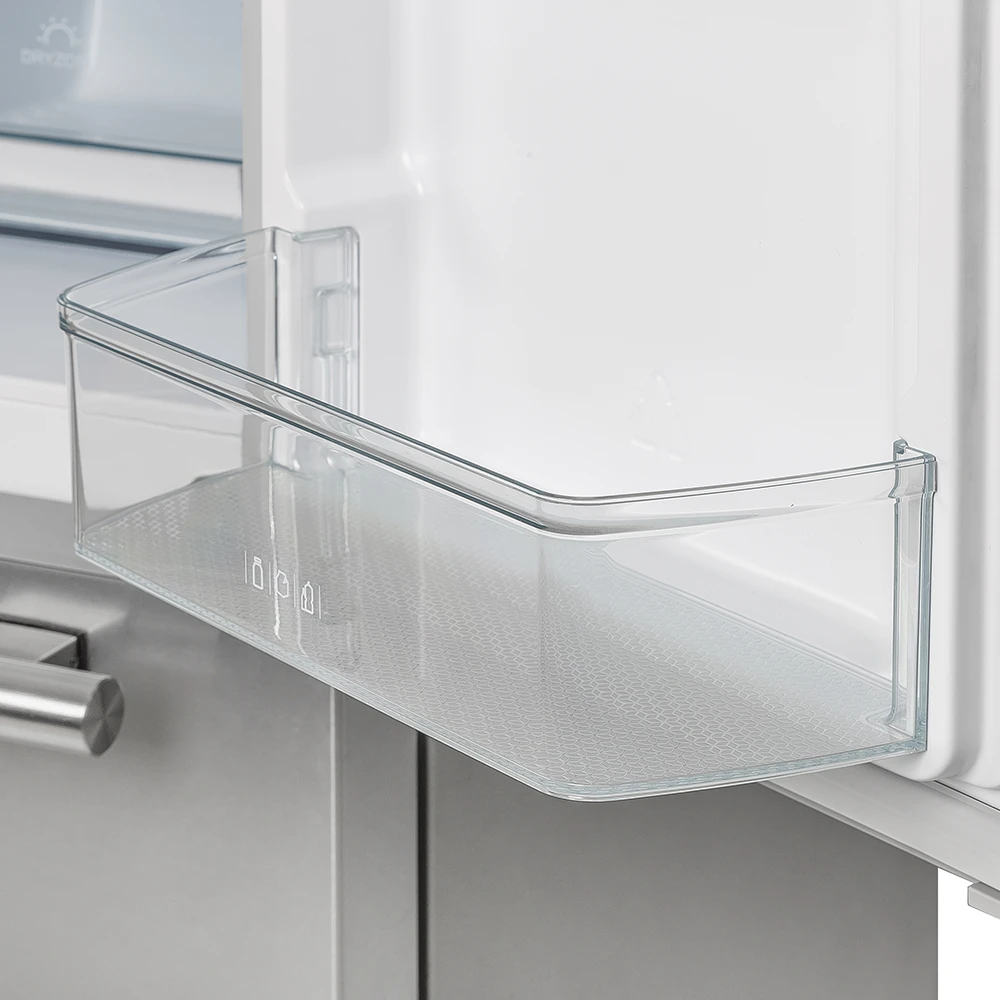 Moena 40-Inch French Door Refrigerator, Stainless Steel, 19.2 cu.ft, Modern Decorative Grill, ENERGY STAR Certified FFRBI182040MG