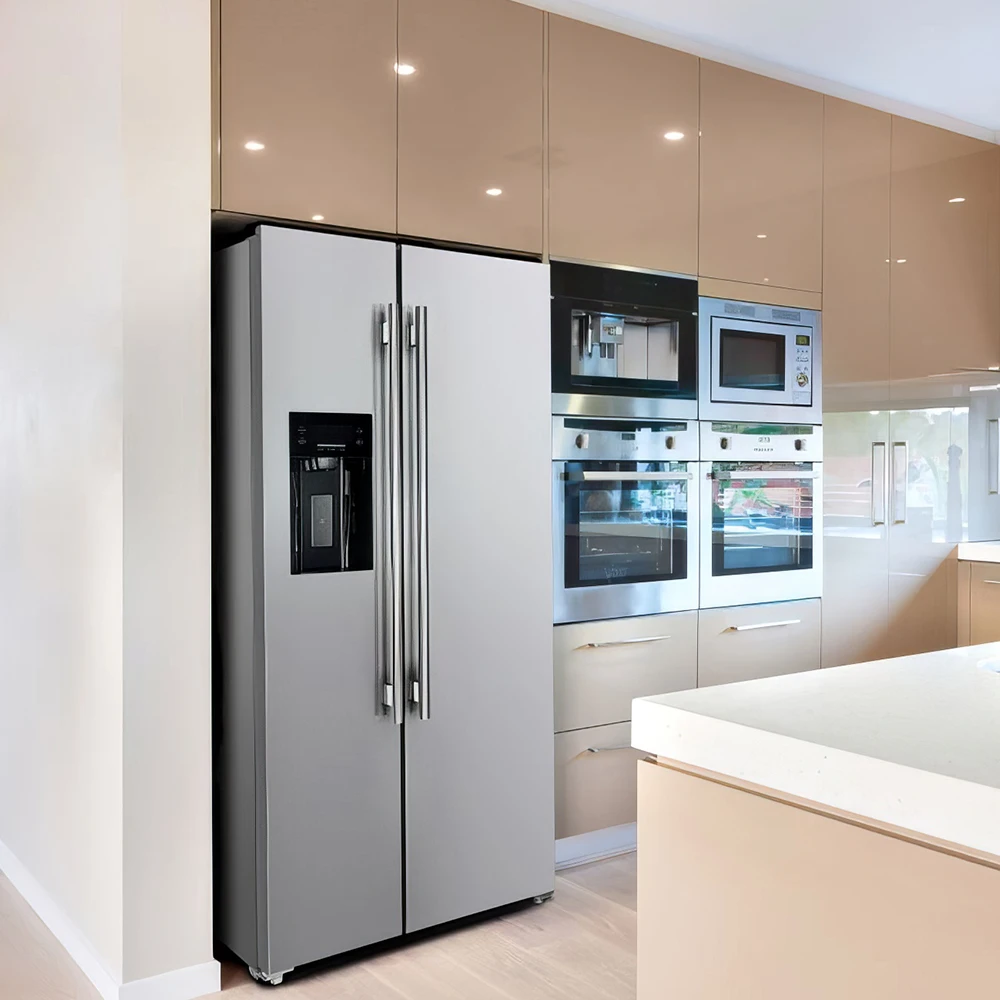 Salerno 36-Inch Side-by-Side Stainless Steel Refrigerator, 20 cu.ft, ENERGY STAR Certified FFRBI184436SB