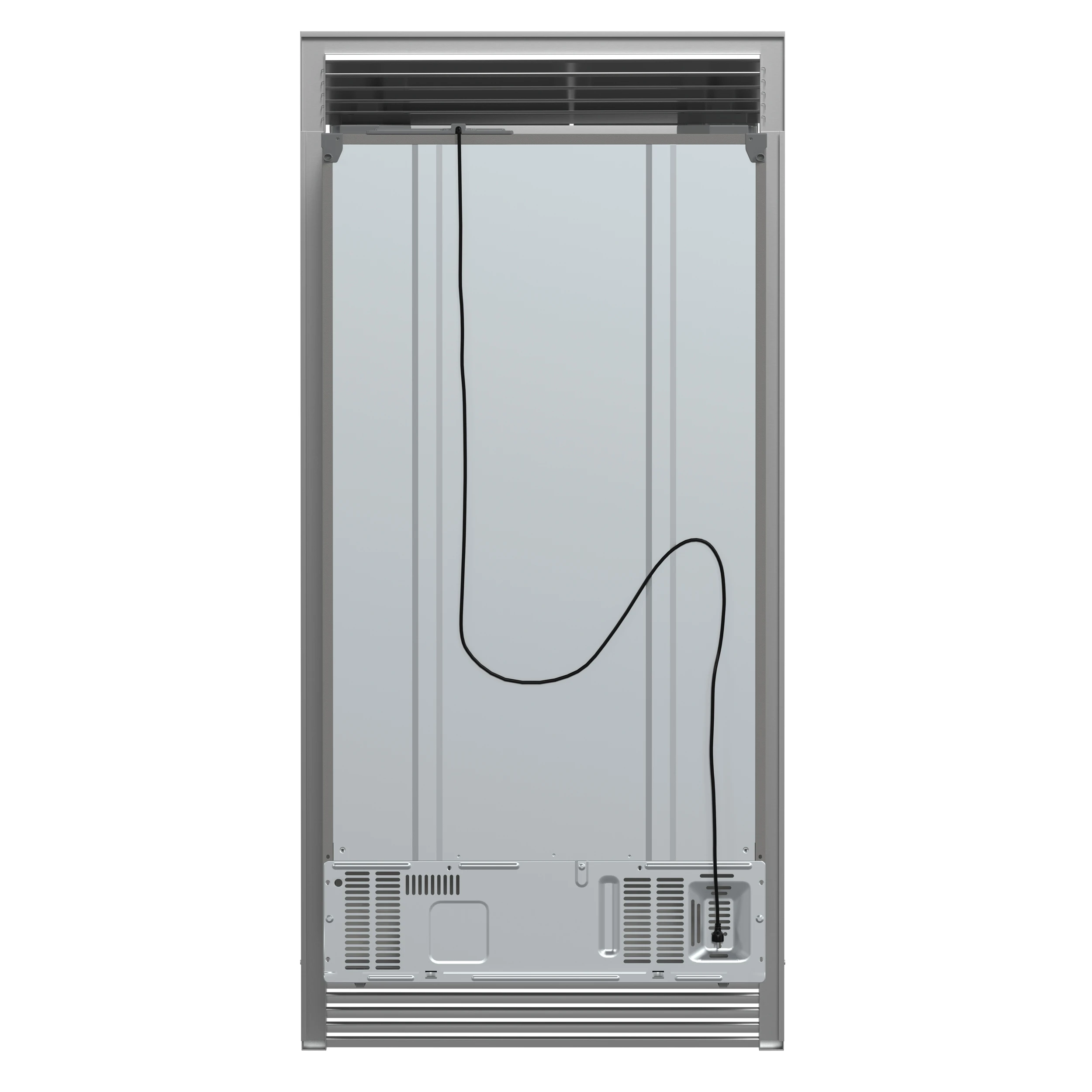 Salerno 40-Inch Built-In Stainless Steel Refrigerator, 20 cu.ft, Decorative Grill, ENERGY STAR Certified FFRBI184440SG