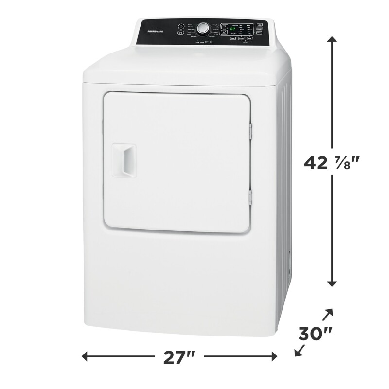6.7 Cu. Ft. Free Standing Gas Dryer FFRG4120SW