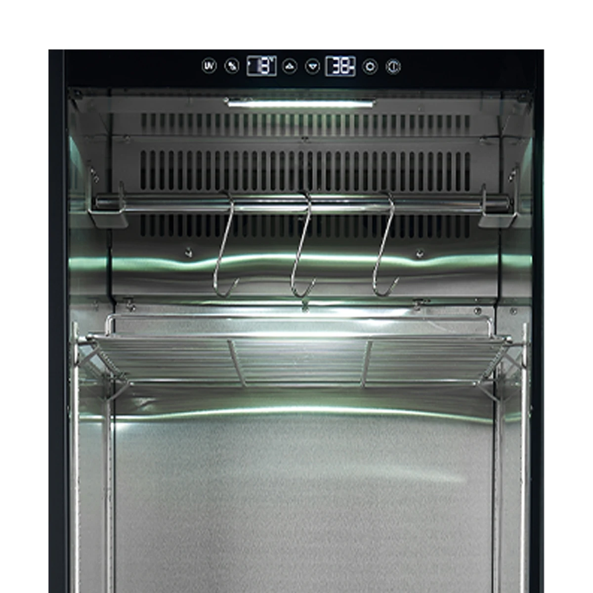 Asciutto 24-Inch Dry Aging Cabinet, Stainless Steel 304, 14.66 cu.ft, UV Sterilization FFSDA683324