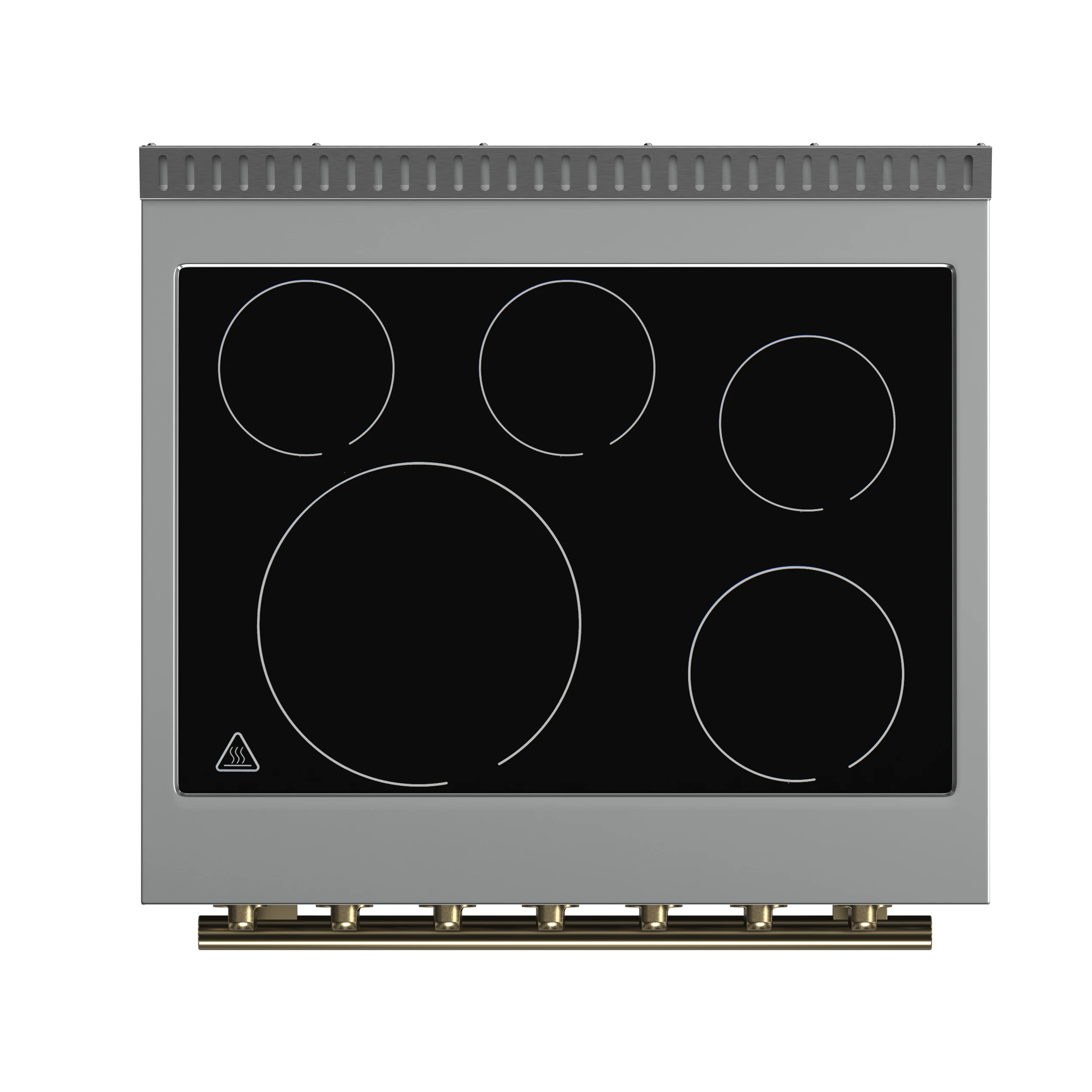 Paolo 30-Inch Freestanding Electric Range, Black, 4.38 cu.ft, True Convection Oven, Energy Efficient FFSEL601130BLK