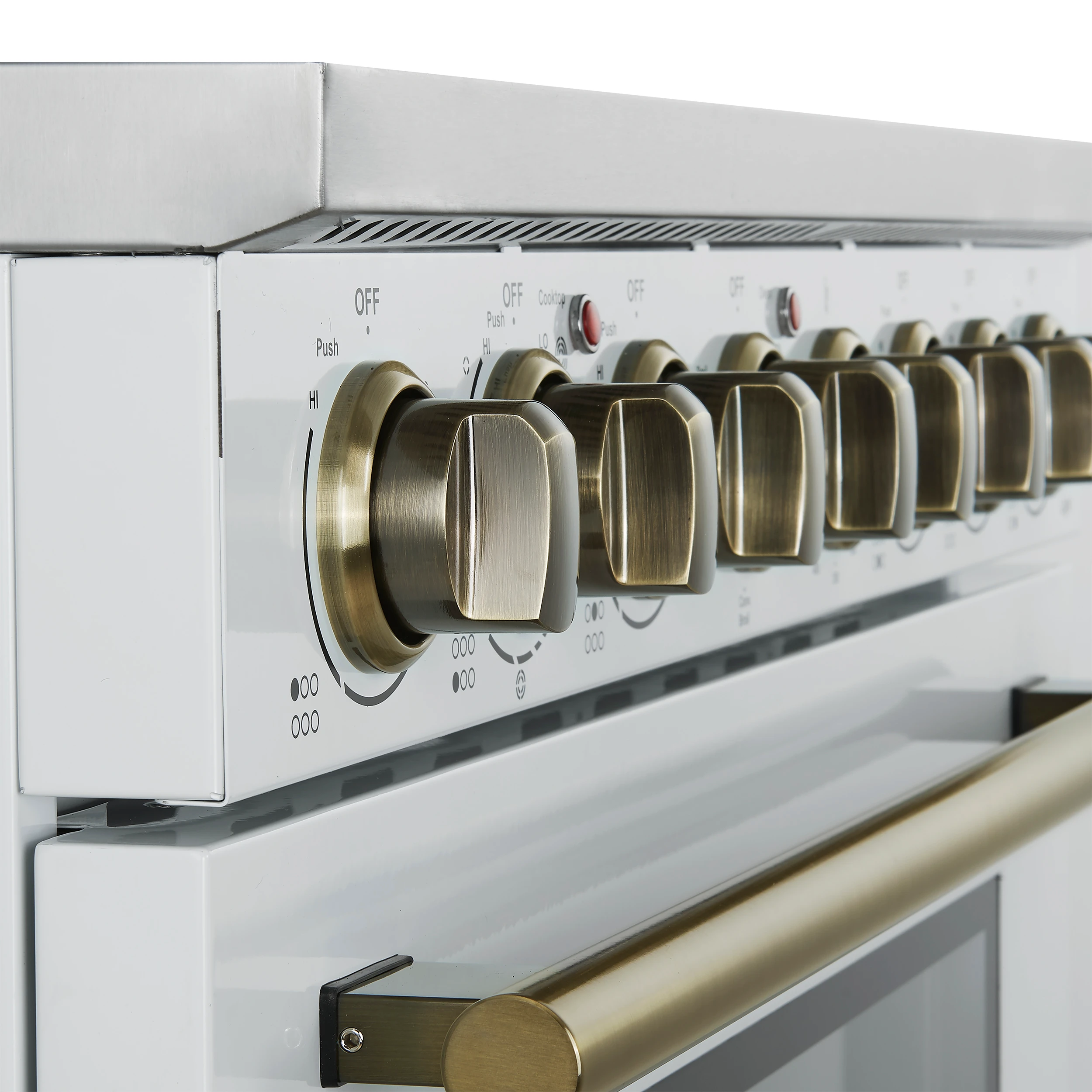 Paolo 36 Inch White Freestanding Electric Range, Stainless Steel, 5.44 cu.ft, True Convection Oven, Energy Efficient FFSEL601136WHT