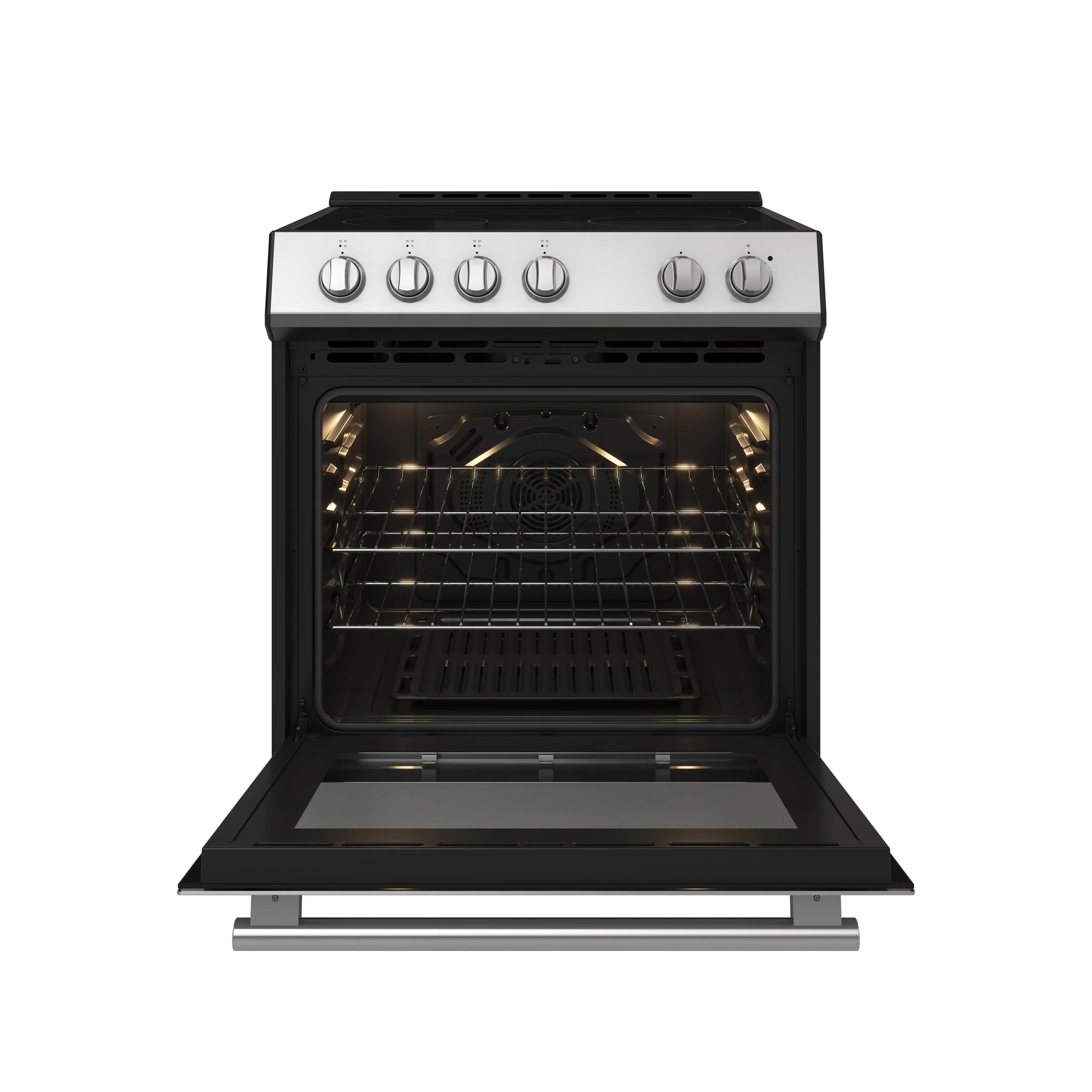 Leonardo Espresso 30-Inch Stainless Steel Electric Range, True Convection, Energy Efficient FFSEL601230