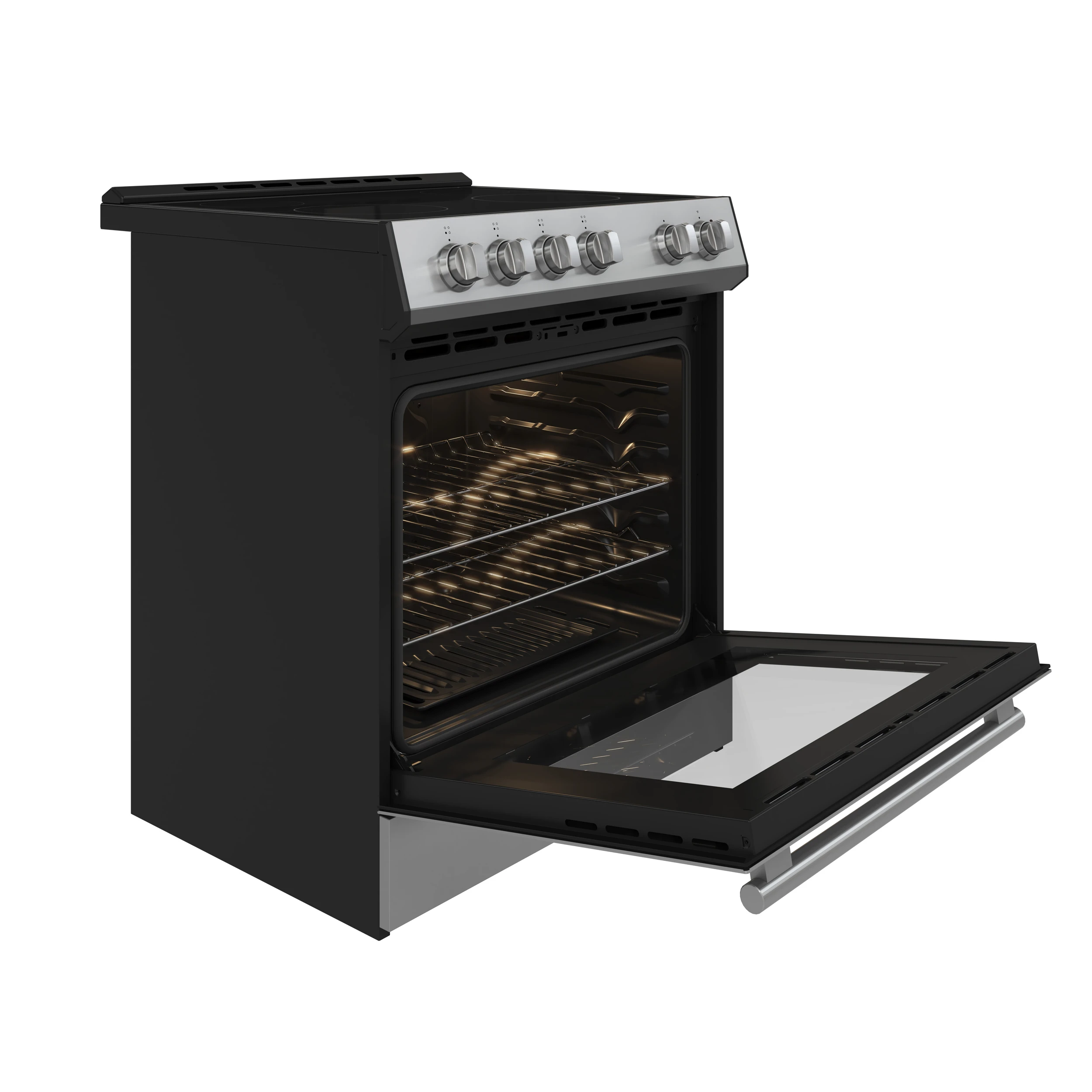 Leonardo Espresso 30-Inch Stainless Steel Electric Range, True Convection, Energy Efficient FFSEL601230