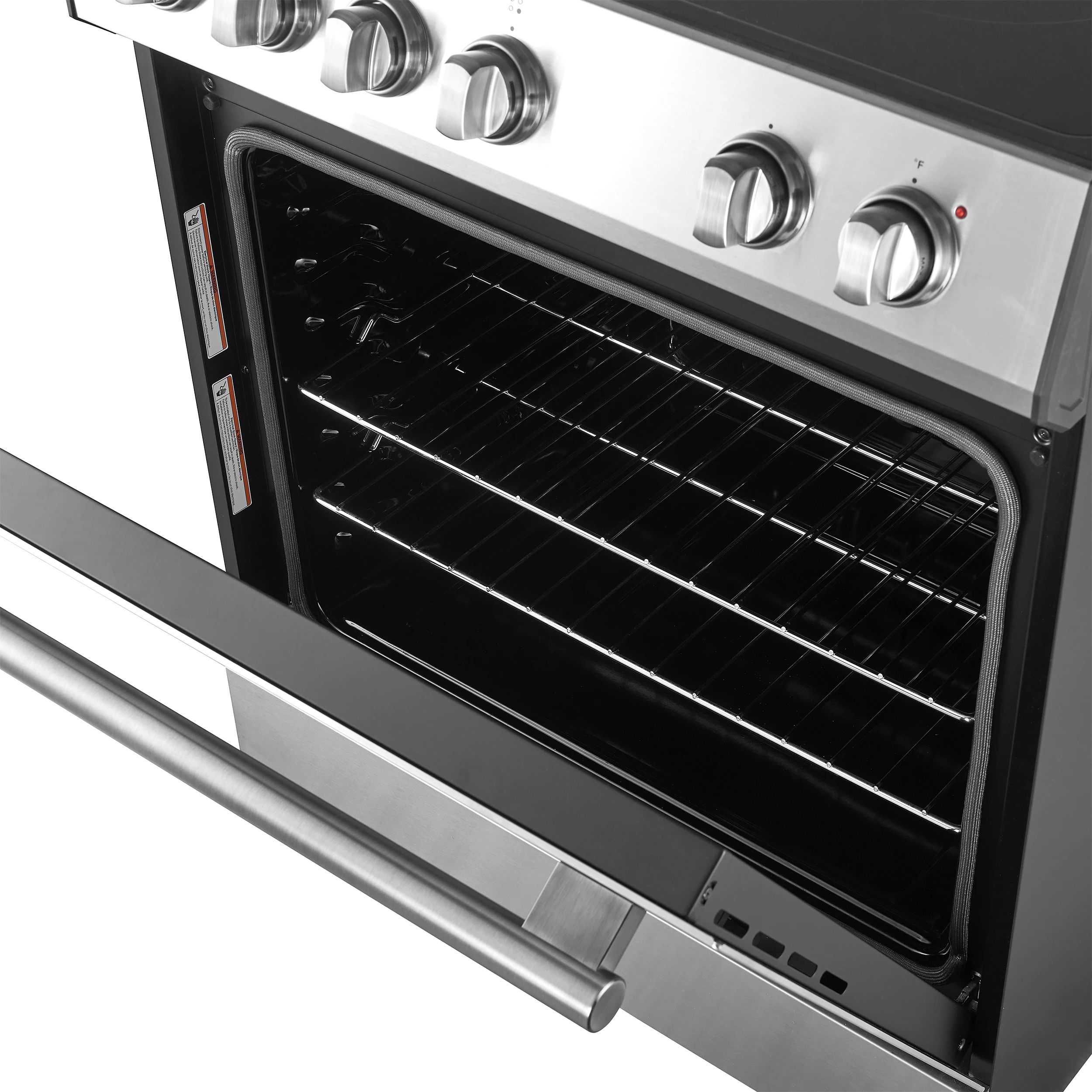 Leonardo Espresso 30-Inch Stainless Steel Electric Range, True Convection, Energy Efficient FFSEL601230
